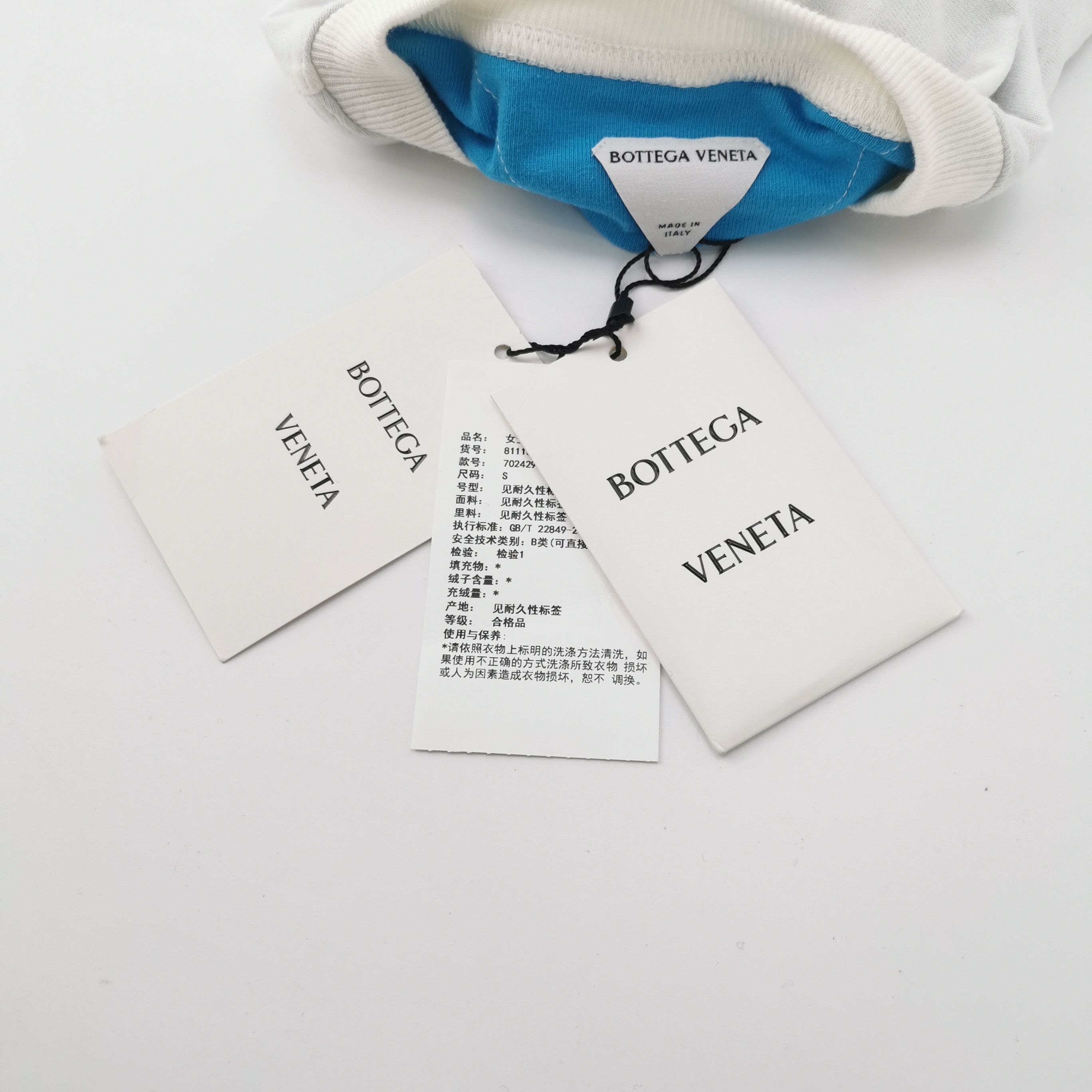 Bottega Veneta Bottega Veneta Women s Short Sleeve Shirts Size S / US 4 / IT 40 - 3 Thumbnail