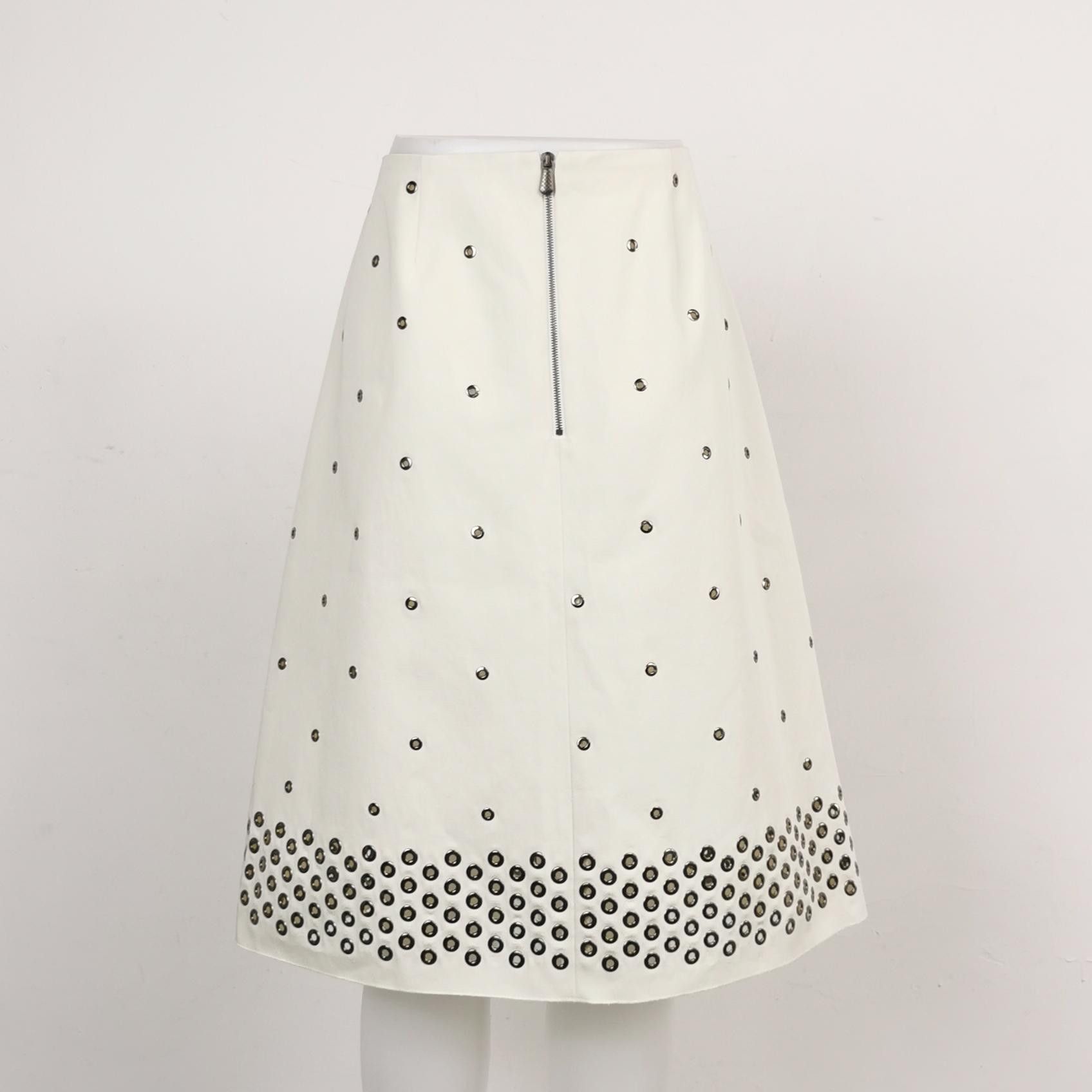 Bottega Veneta Bottega Veneta Women 40 Midi Skirts Size 40" / US 18 - 2 Thumbnail