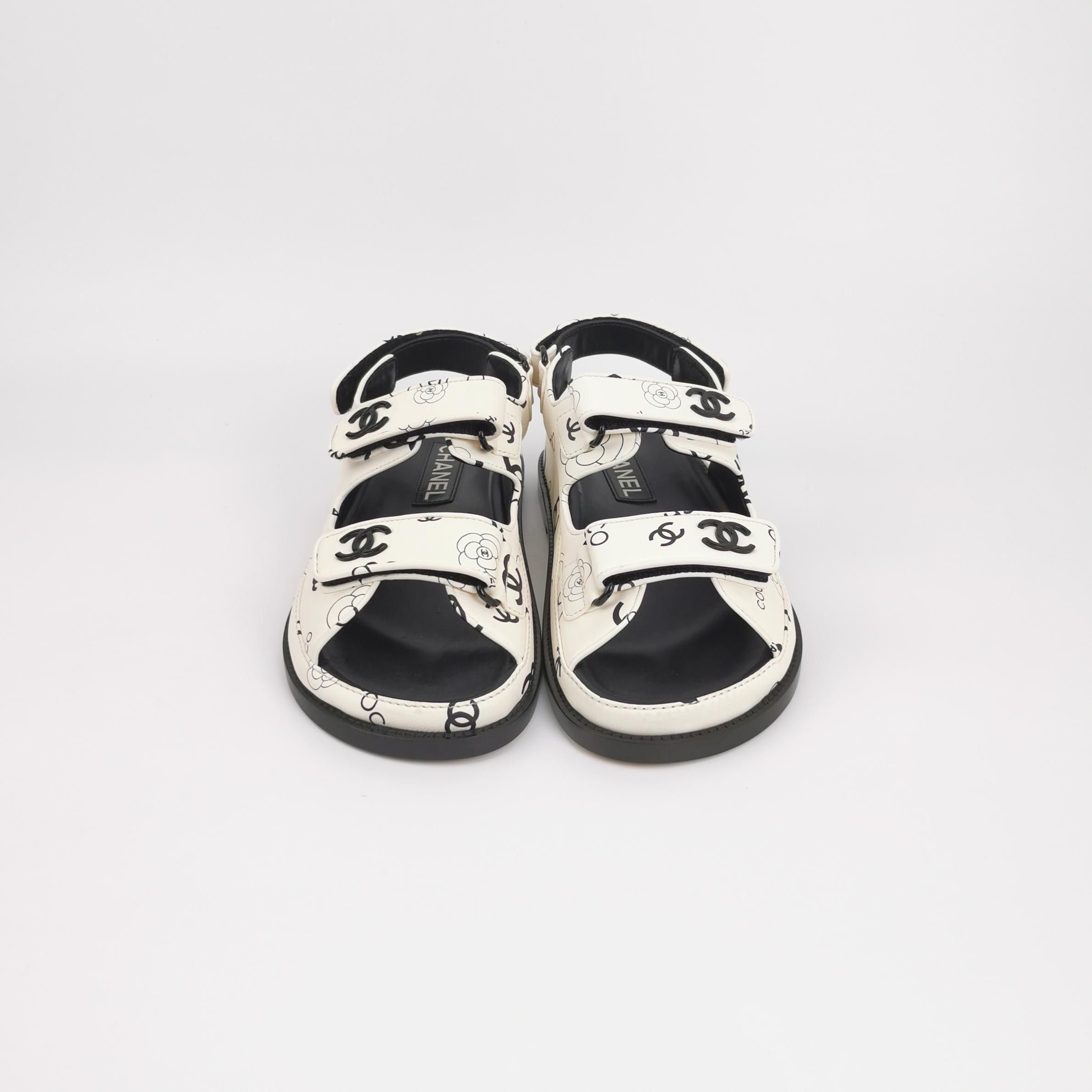 Chanel Chanel Women 7 Sandals Size US 7 / IT 37 - 3 Thumbnail