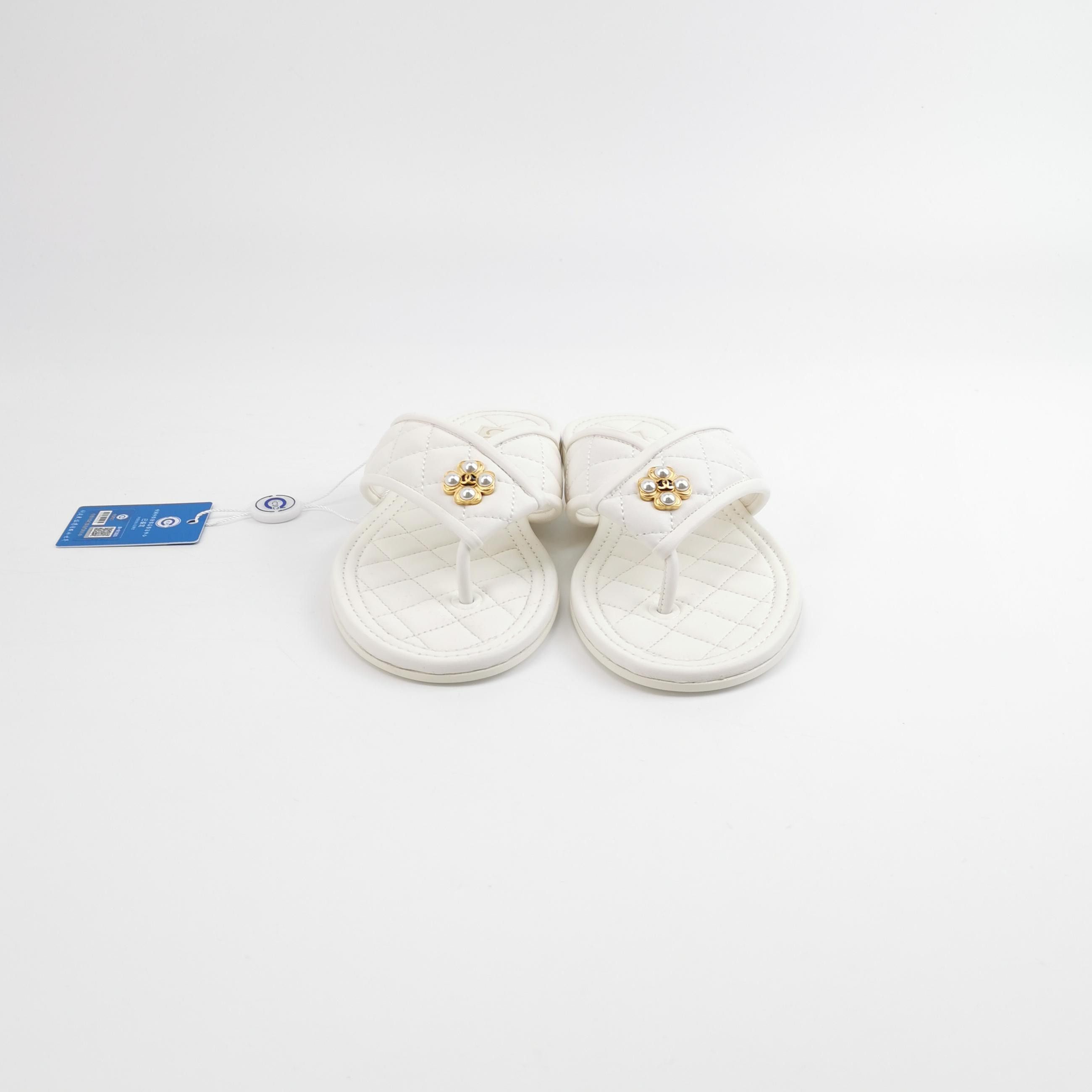 Chanel Chanel Women it_34-5 Sandals Size US 4.5 / IT 34.5 - 3 Thumbnail