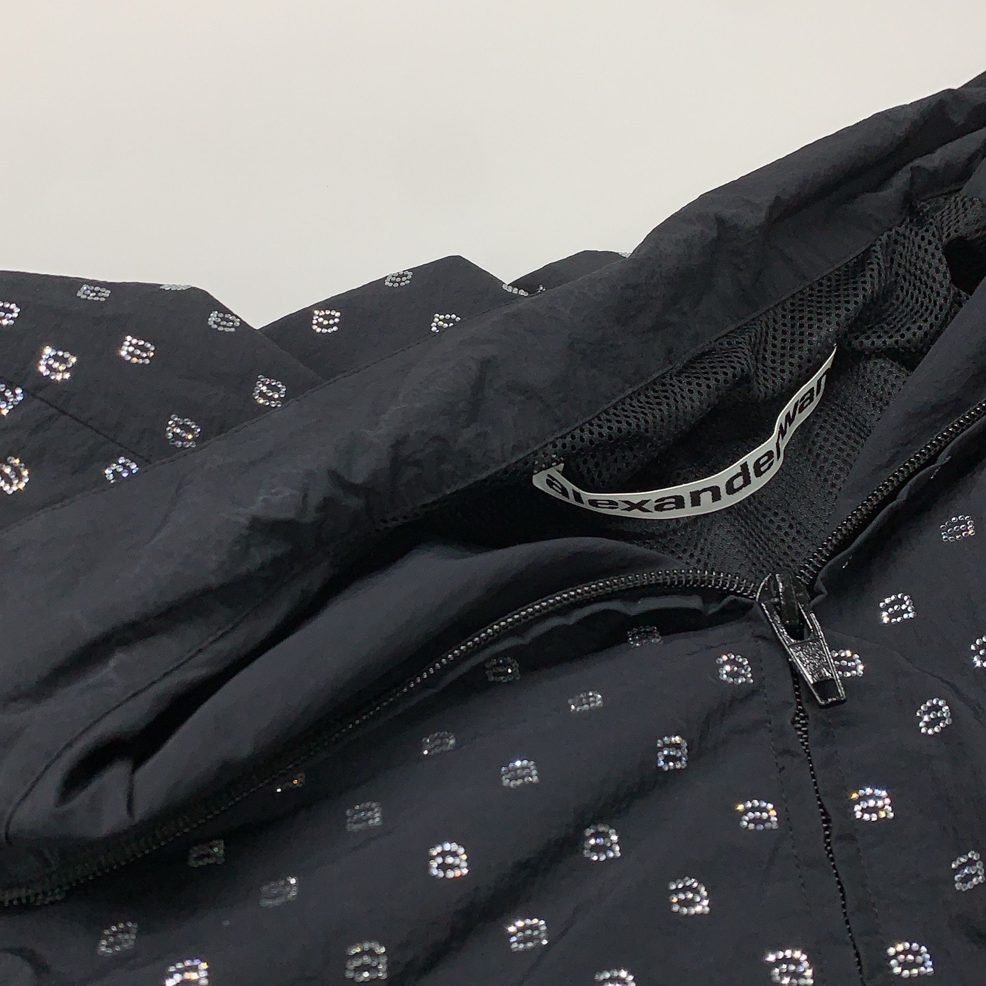 Alexander Wang Alexander Wang Crystal Logo Zip Jacket Size S Size S / US 4 / IT 40 - 8 Thumbnail