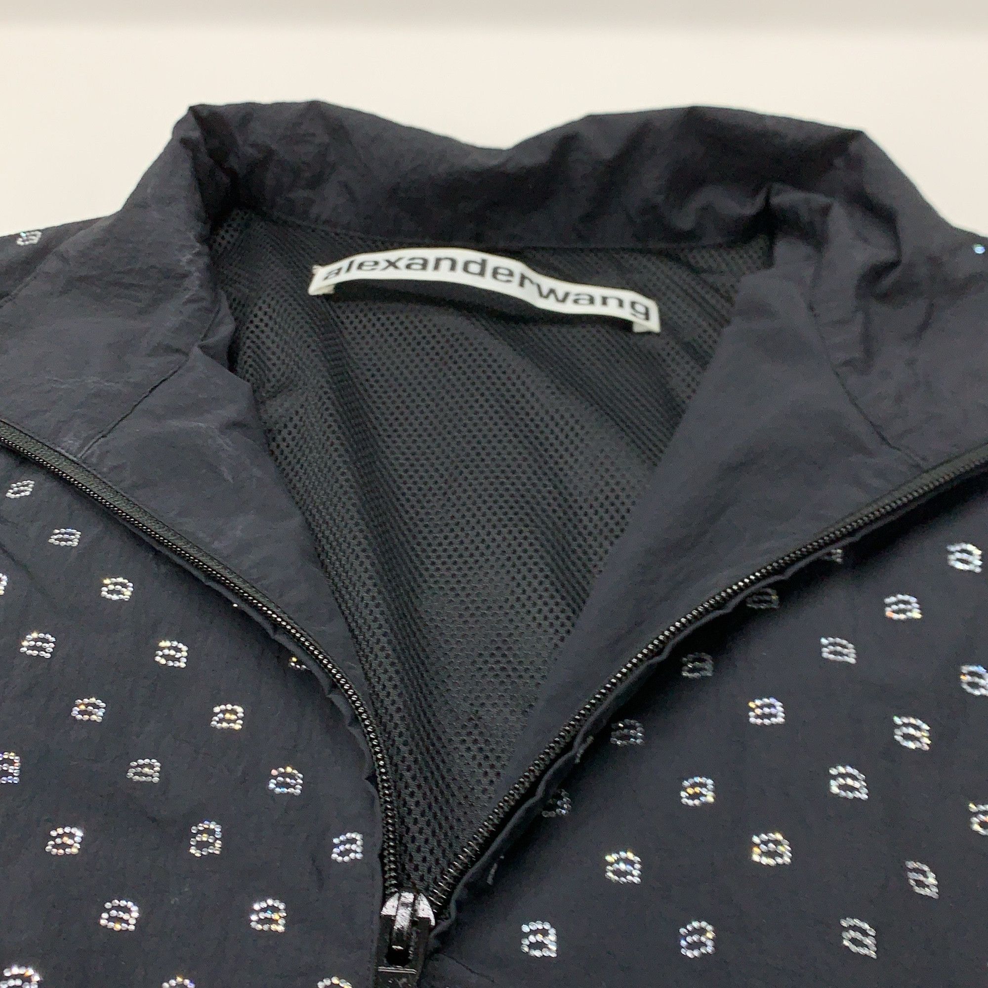 Alexander Wang Alexander Wang Crystal Logo Zip Jacket Size S Size S / US 4 / IT 40 - 7 Thumbnail