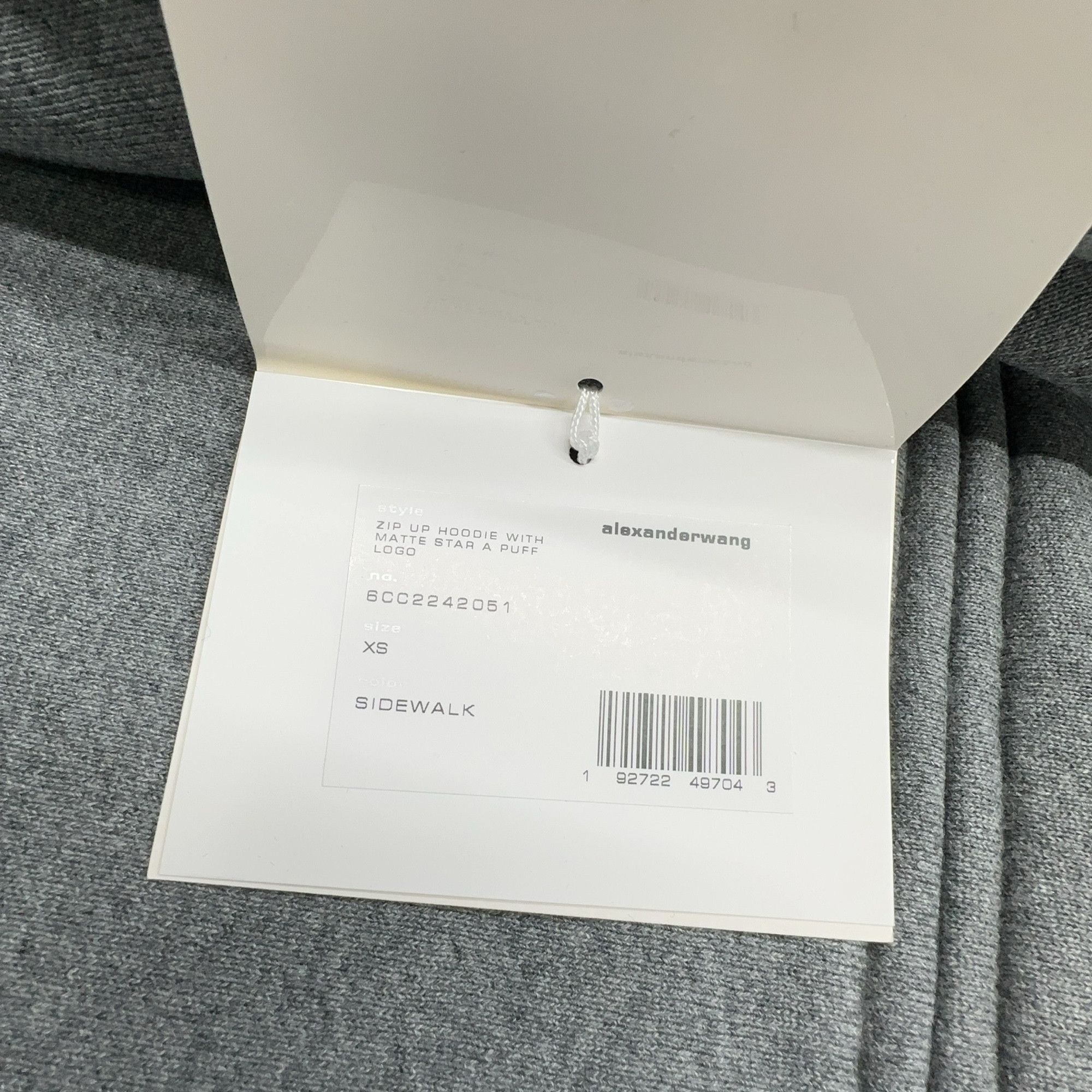 Alexander Wang Alexander Wang Matte Star Zip Up Hoodie Size XS Size US XS / EU 42 / 0 - 6 Thumbnail