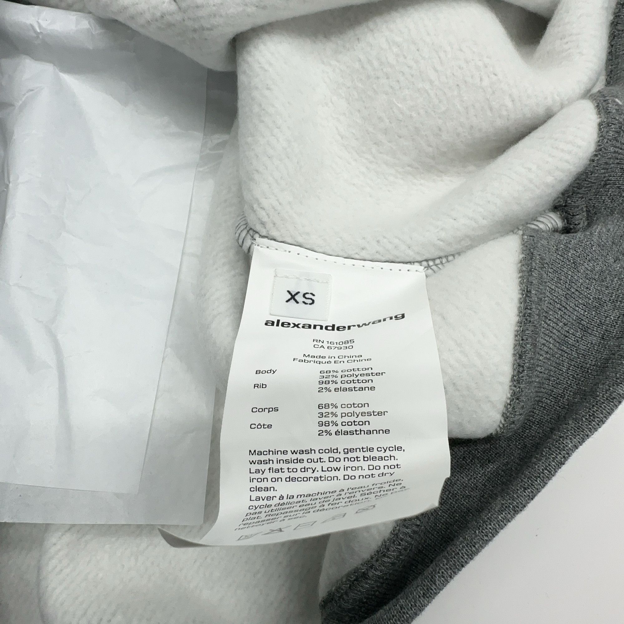 Alexander Wang Alexander Wang Matte Star Zip Up Hoodie Size XS Size US XS / EU 42 / 0 - 4 Thumbnail