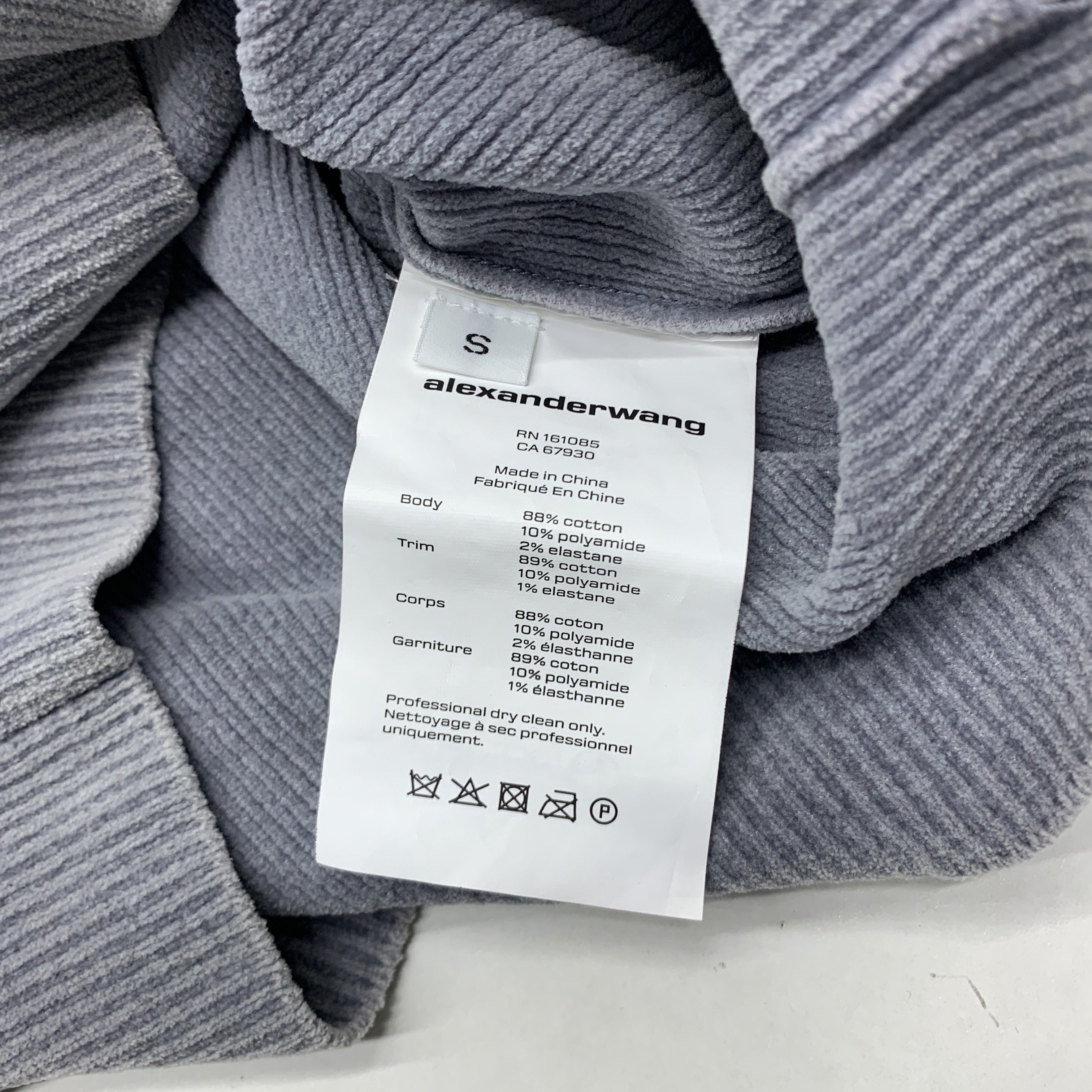 Alexander Wang Alexander Wang Logo Chenille Short Sleeve Top Size S Size S / US 4 / IT 40 - 3 Thumbnail