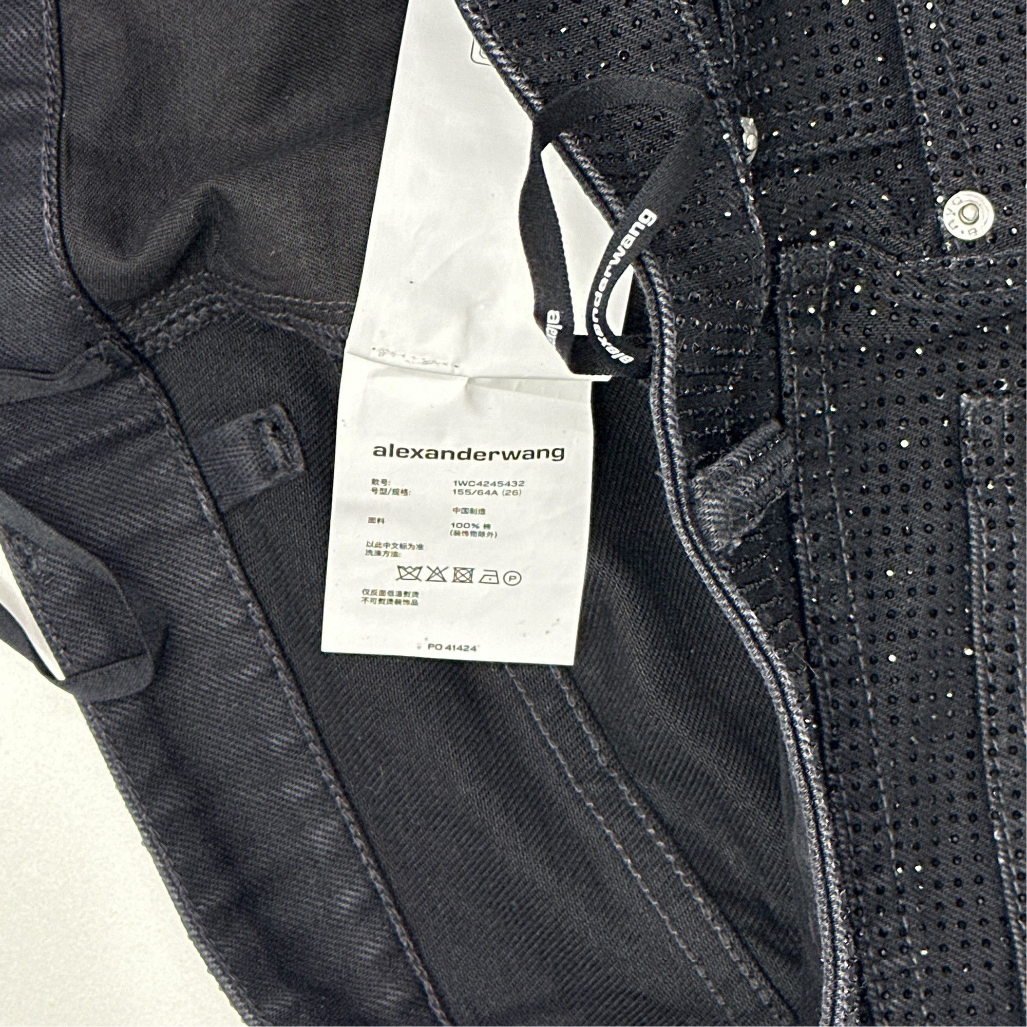 Alexander Wang Alexander Wang Rhinestone Mini Skirt Size 26 Size 26" / US 2 / IT 38 - 4 Thumbnail