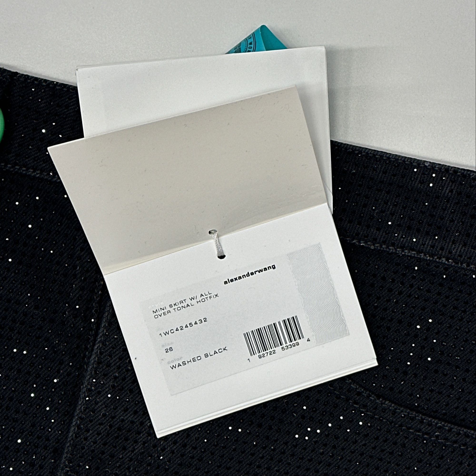 Alexander Wang Alexander Wang Rhinestone Mini Skirt Size 26 Size 26" / US 2 / IT 38 - 2 Thumbnail