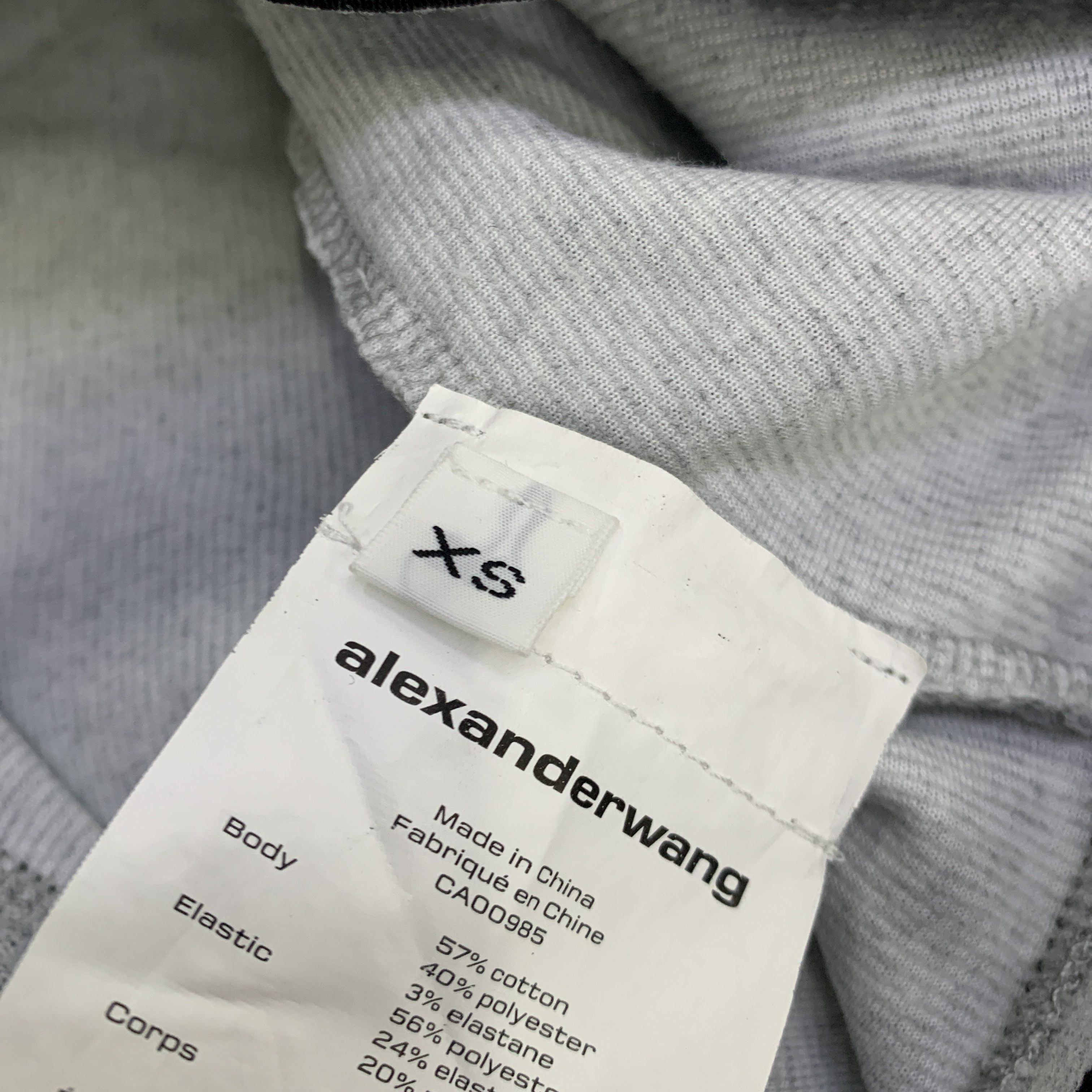 Alexander Wang Alexander Wang Logo Elastic Mock Neck Crop Top XS Size XS / US 0-2 / IT 36-38 - 3 Thumbnail