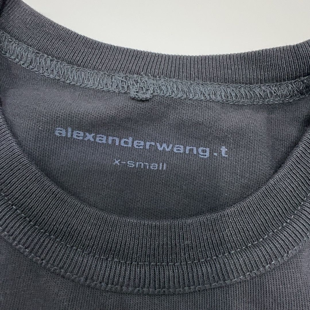 Alexander Wang Alexander Wang Logo Crop T-Shirt Size XS Size XS / US 0-2 / IT 36-38 - 4 Thumbnail