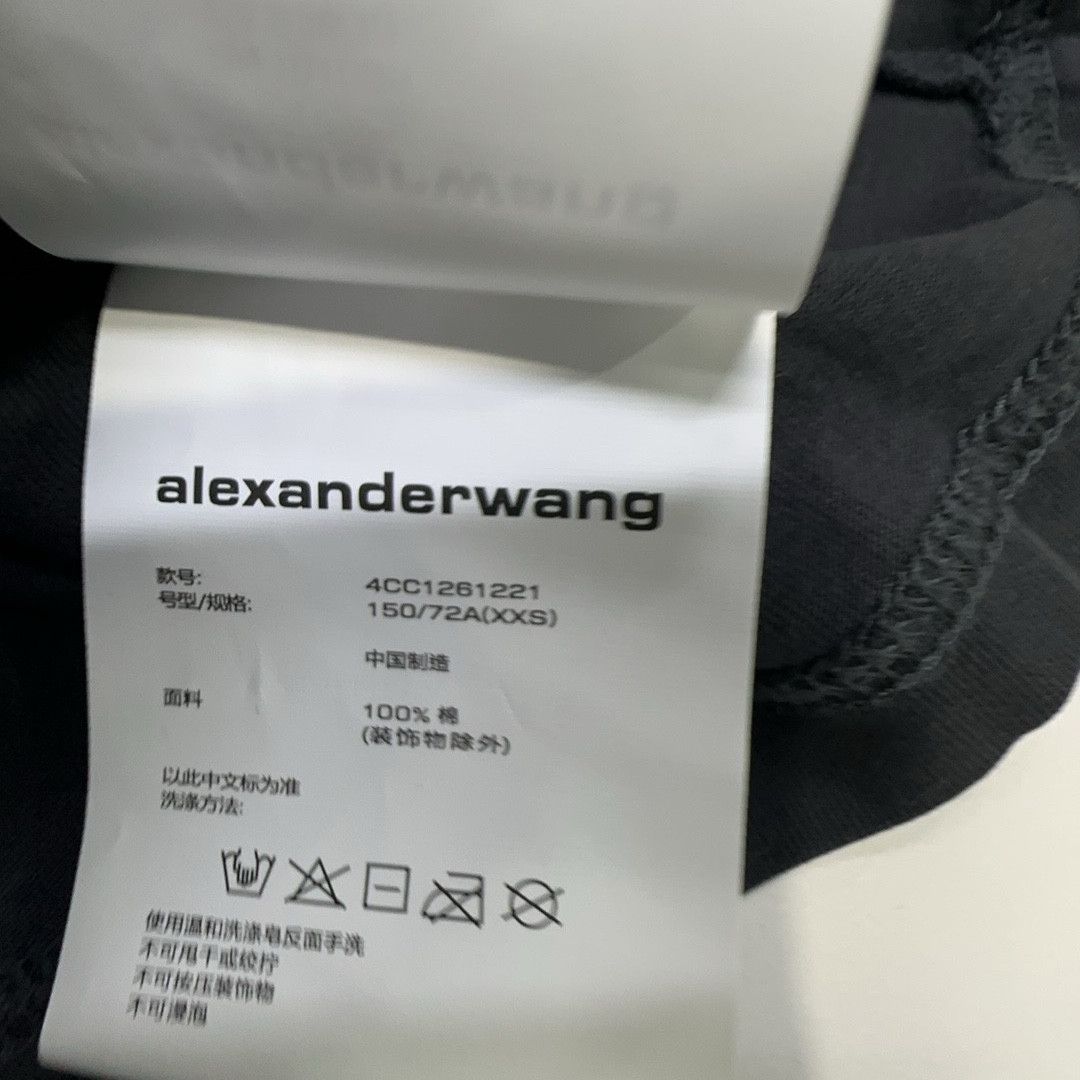 Alexander Wang Alexander Wang Logo Crop T-Shirt Size XS Size XS / US 0-2 / IT 36-38 - 3 Thumbnail