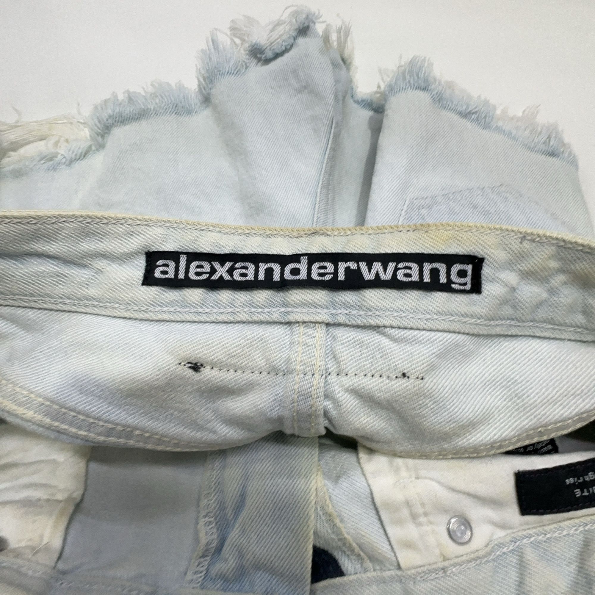 Alexander Wang Alexander Wang Bite Denim Shorts Size 24 Size 24" / US 00 / IT 34 - 5 Thumbnail