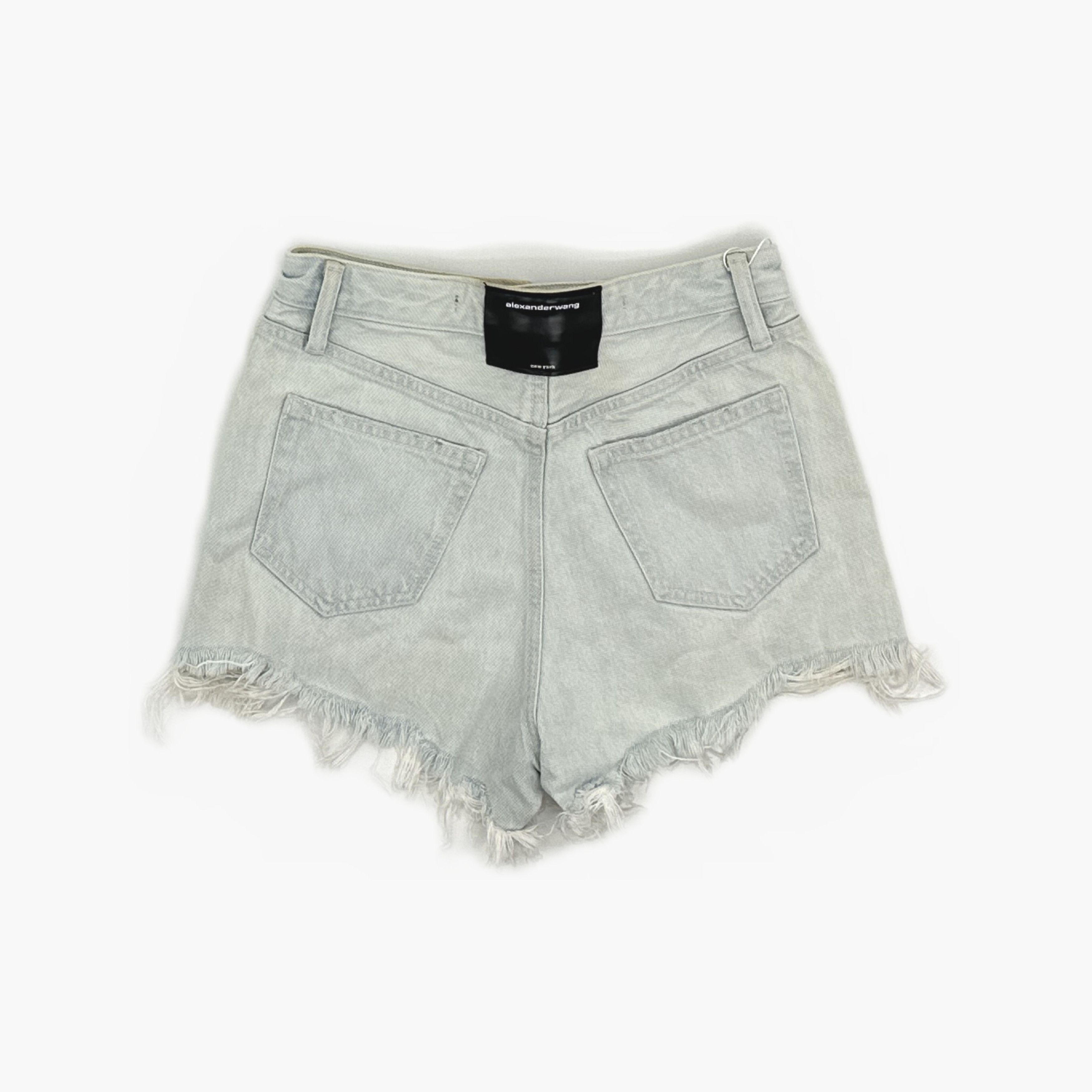 Alexander Wang Alexander Wang Bite Denim Shorts Size 24 Size 24" / US 00 / IT 34 - 2 Thumbnail