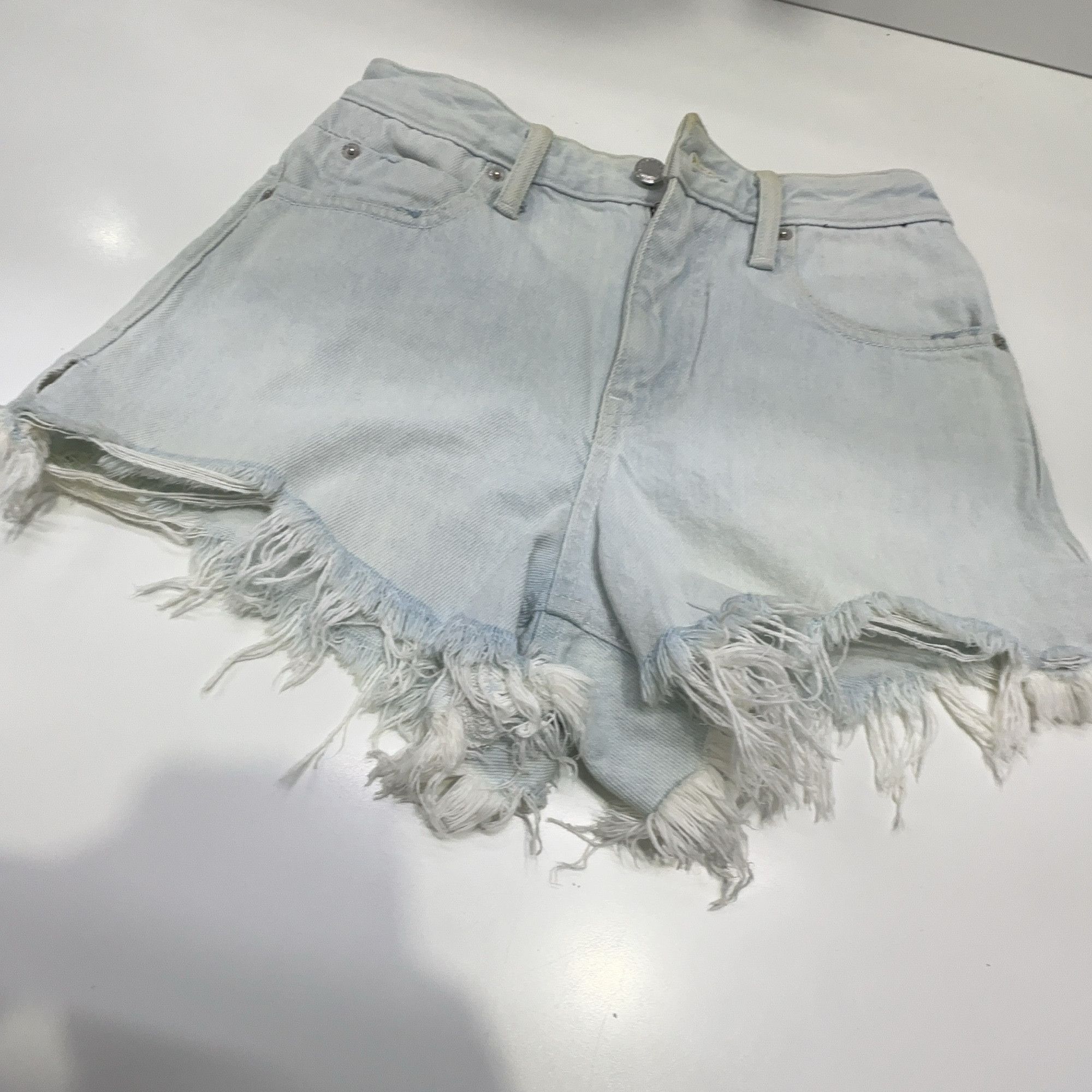 Alexander Wang Alexander Wang Bite Denim Shorts Size 24 Size 24" / US 00 / IT 34 - 7 Thumbnail