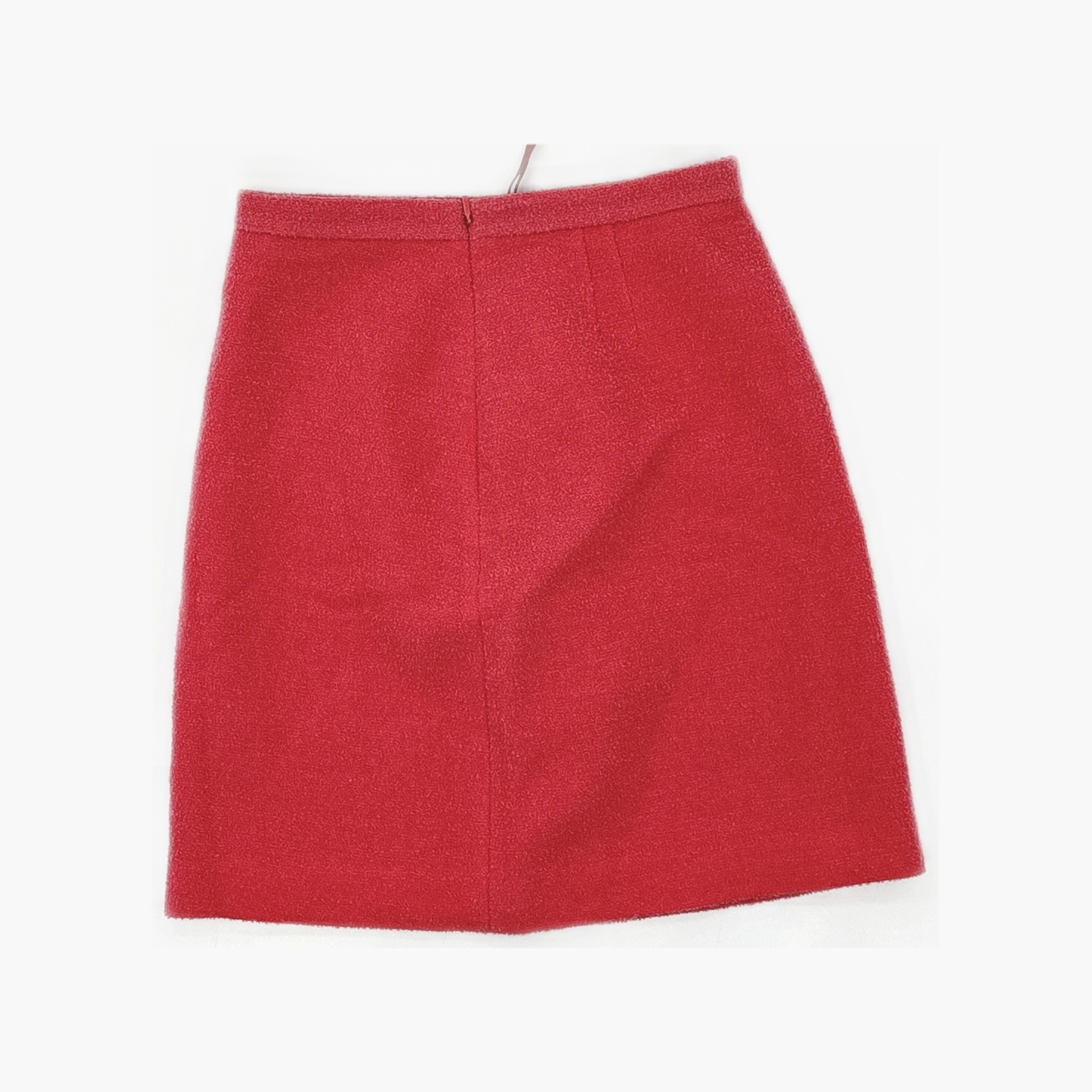 Gucci Gucci Pink Wool Tweed Mini Skirt Size 42 Size 28" / US 6 / IT 42 - 2 Thumbnail