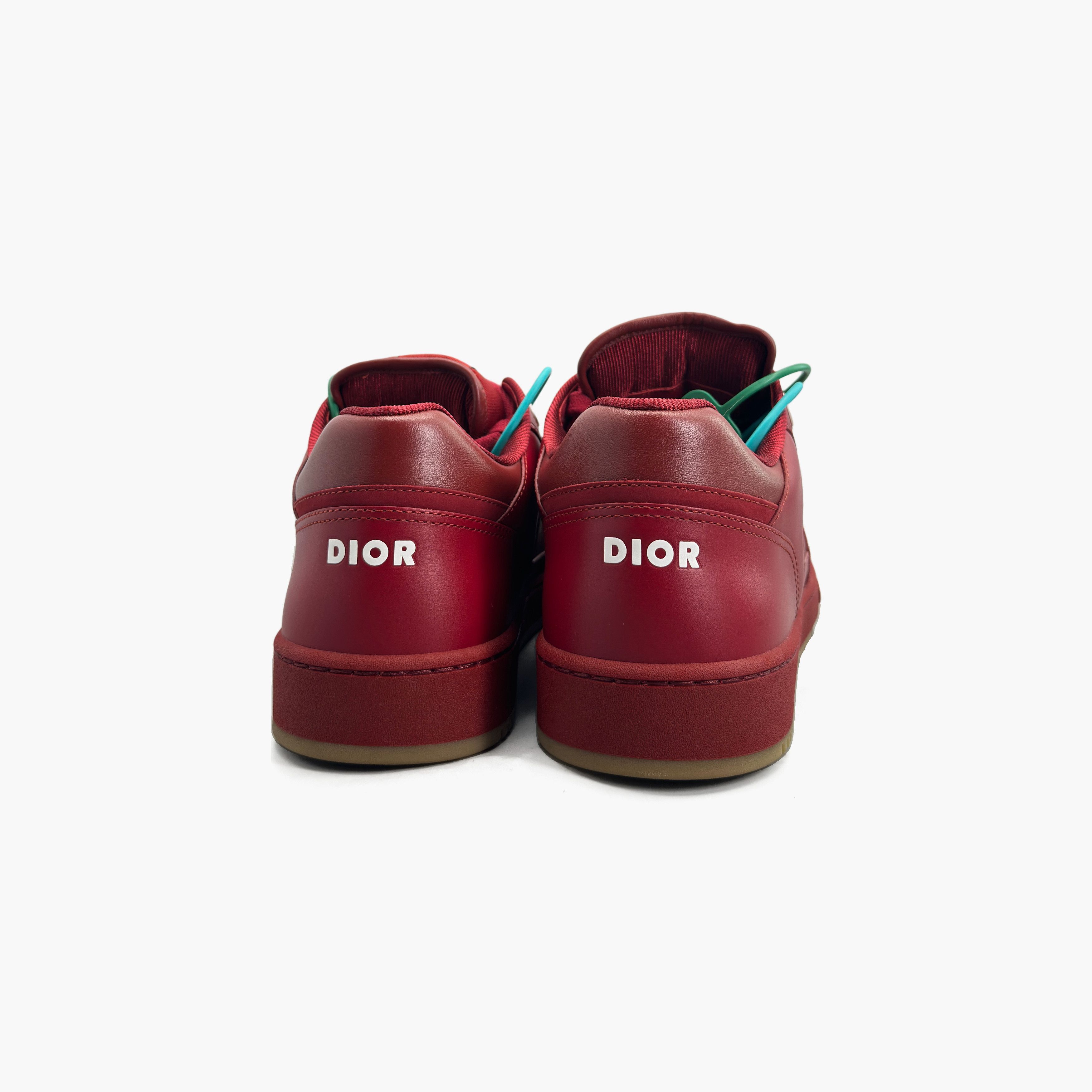 Dior Dior B27 Low-Top Sneakers Red Size 12 Size US 12 / EU 45 - 6 Thumbnail