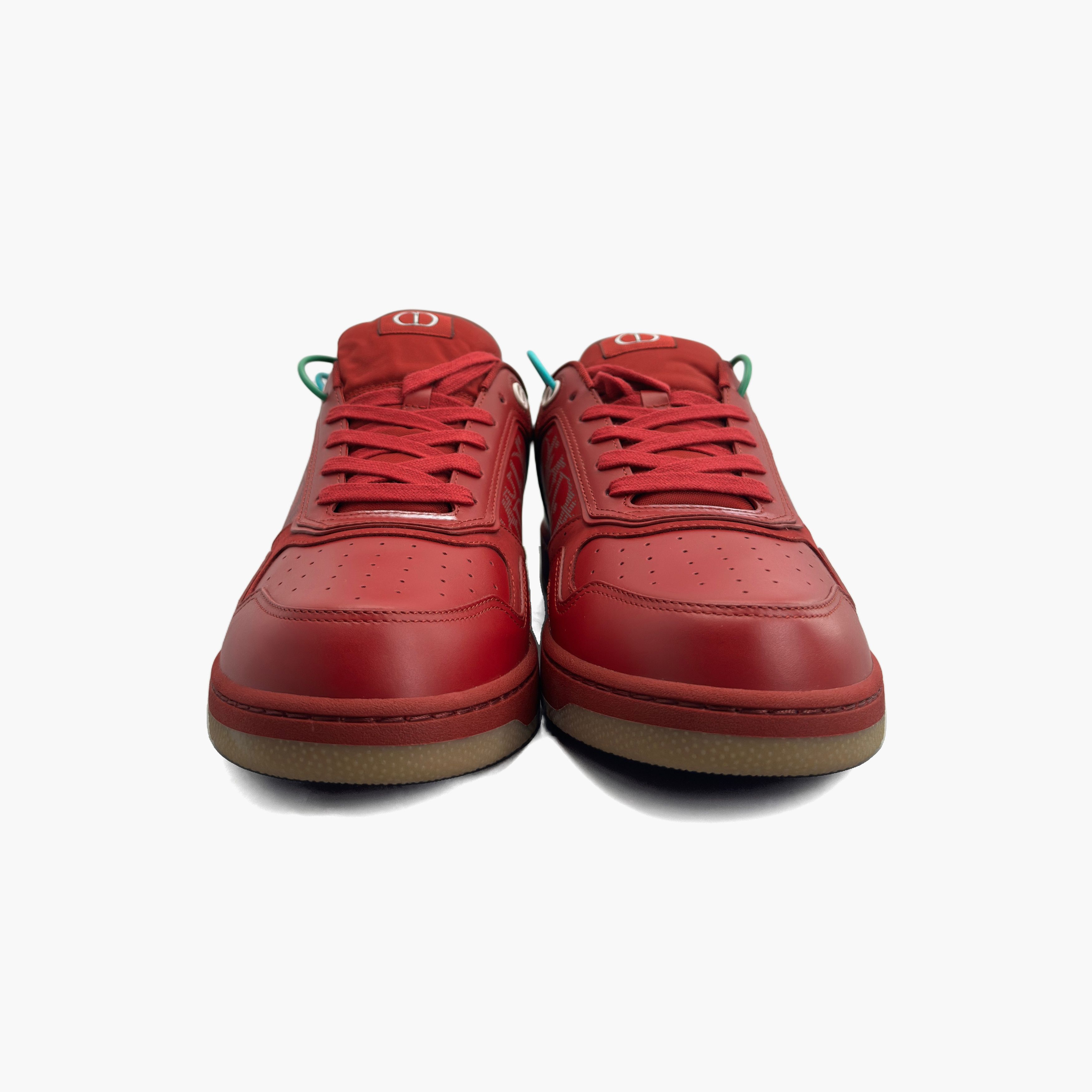 Dior Dior B27 Low-Top Sneakers Red Size 12 Size US 12 / EU 45 - 5 Thumbnail