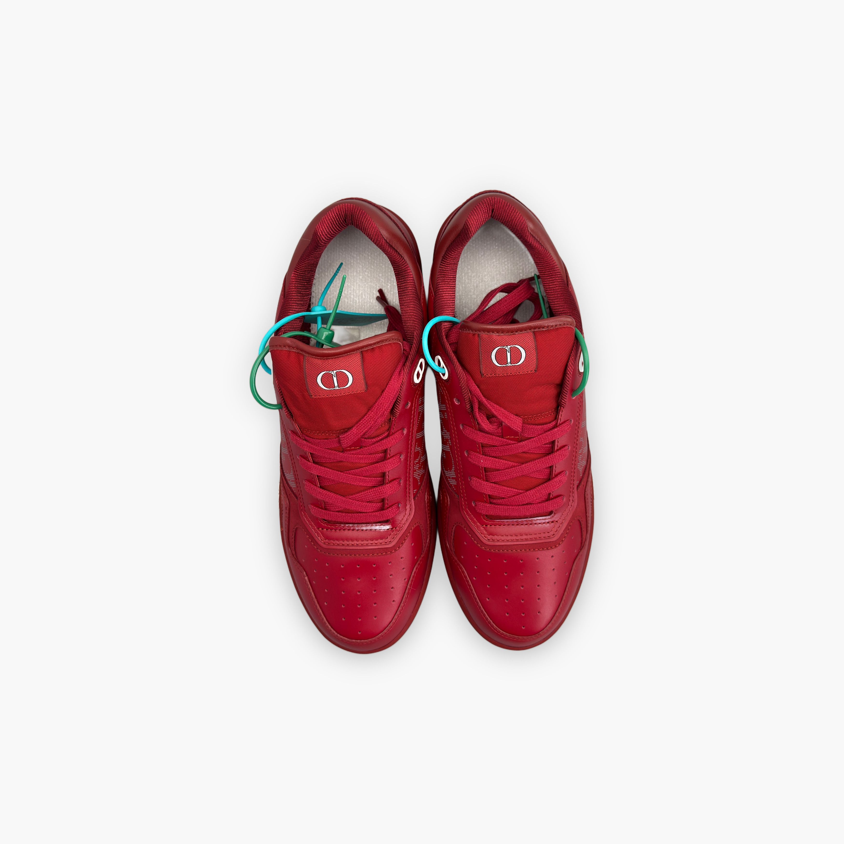Dior Dior B27 Low-Top Sneakers Red Size 12 Size US 12 / EU 45 - 9 Thumbnail