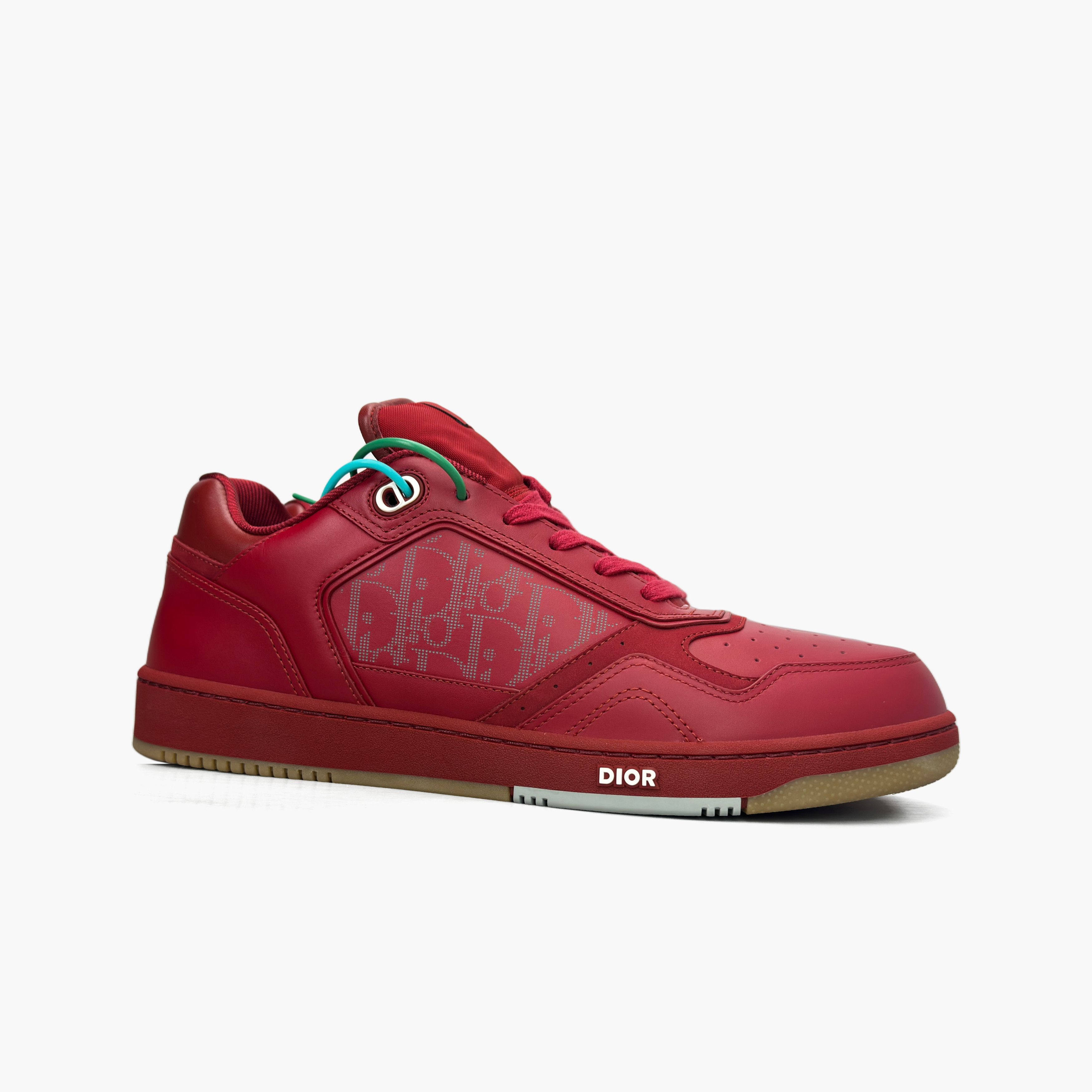 Dior Dior B27 Low-Top Sneakers Red Size 12 Size US 12 / EU 45 - 4 Thumbnail