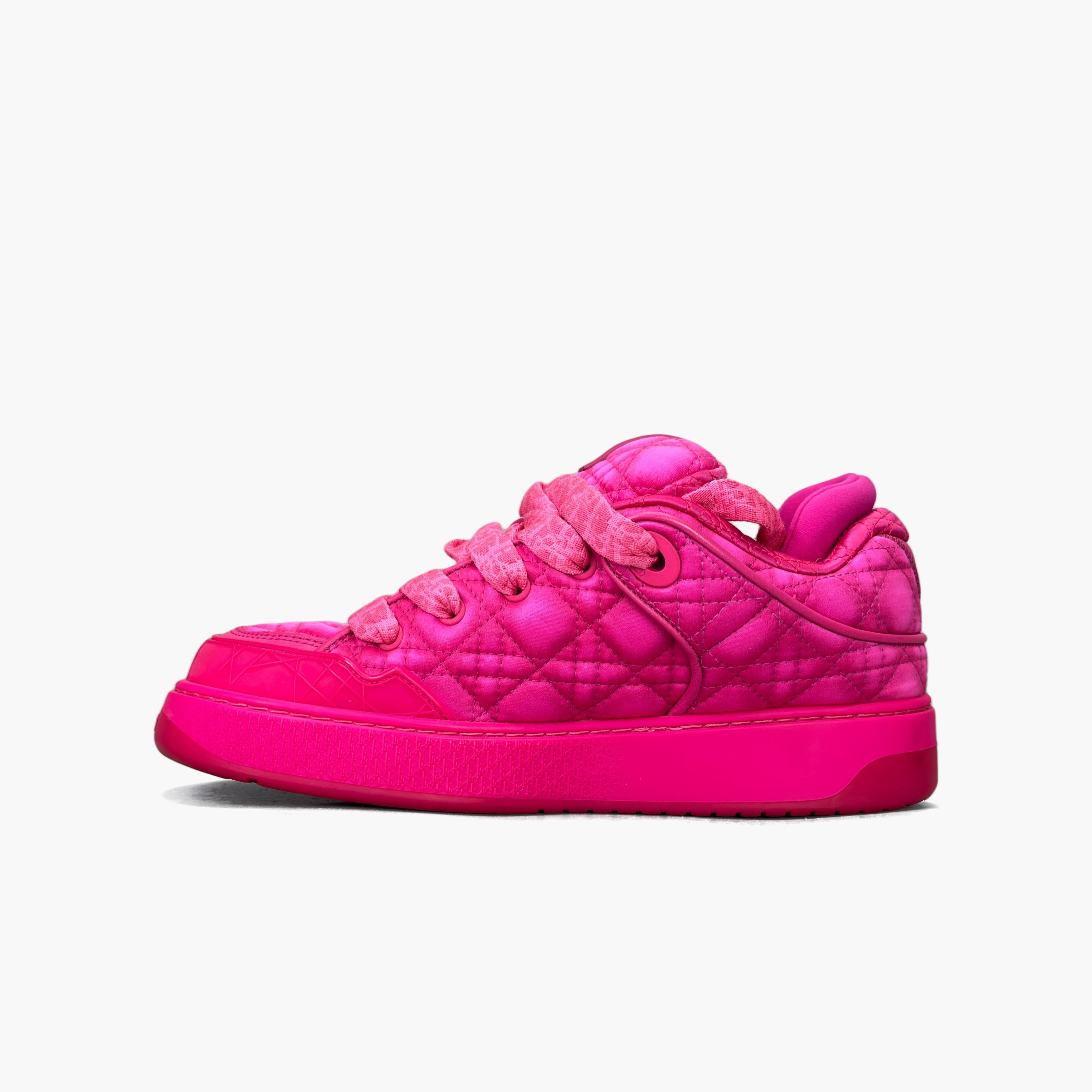 Dior Dior x ERL B9S Quilted Satin Sneakers Size 5.5 Size US 5.5 / EU 38 - 3 Thumbnail