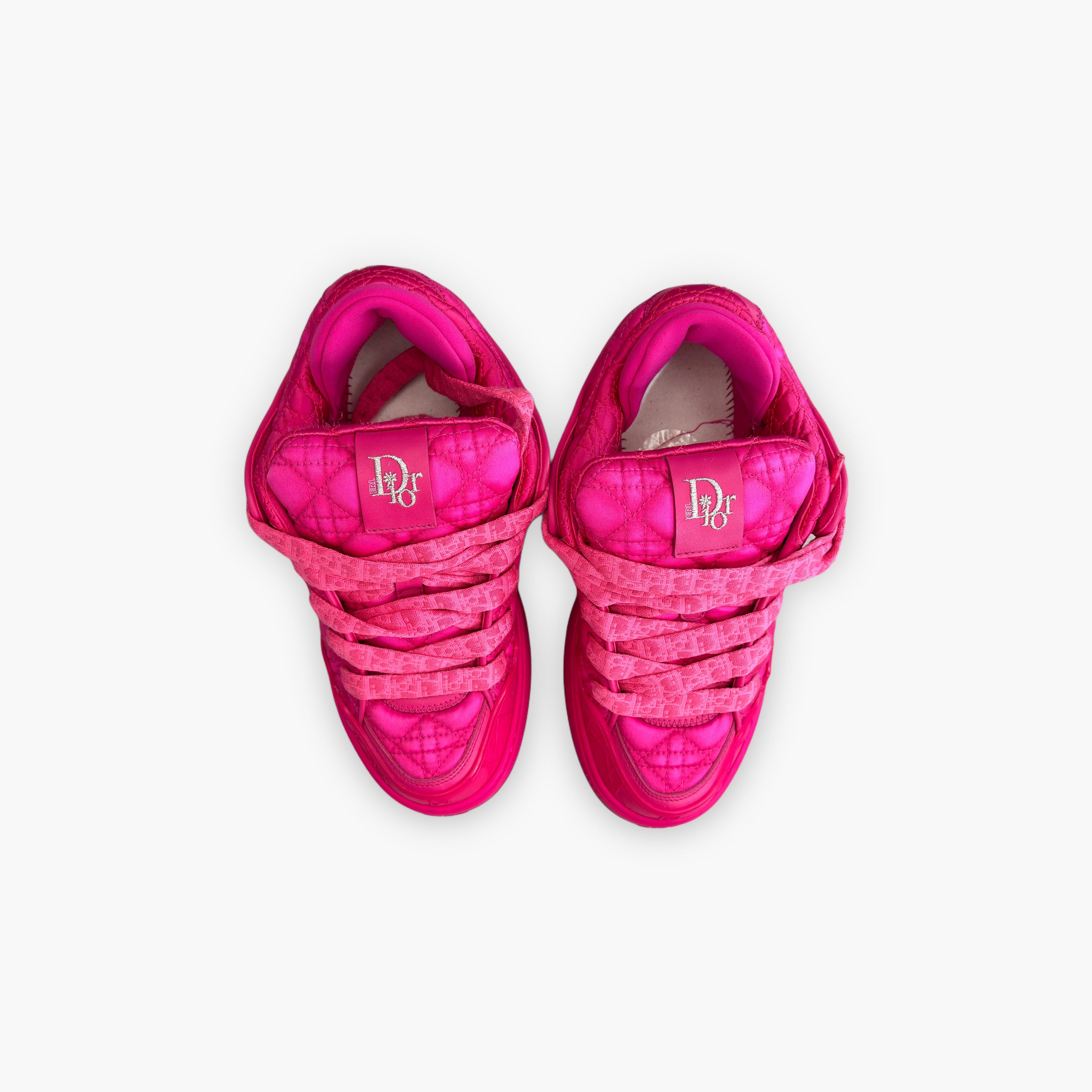 Dior Dior x ERL B9S Quilted Satin Sneakers Size 5.5 Size US 5.5 / EU 38 - 9 Thumbnail