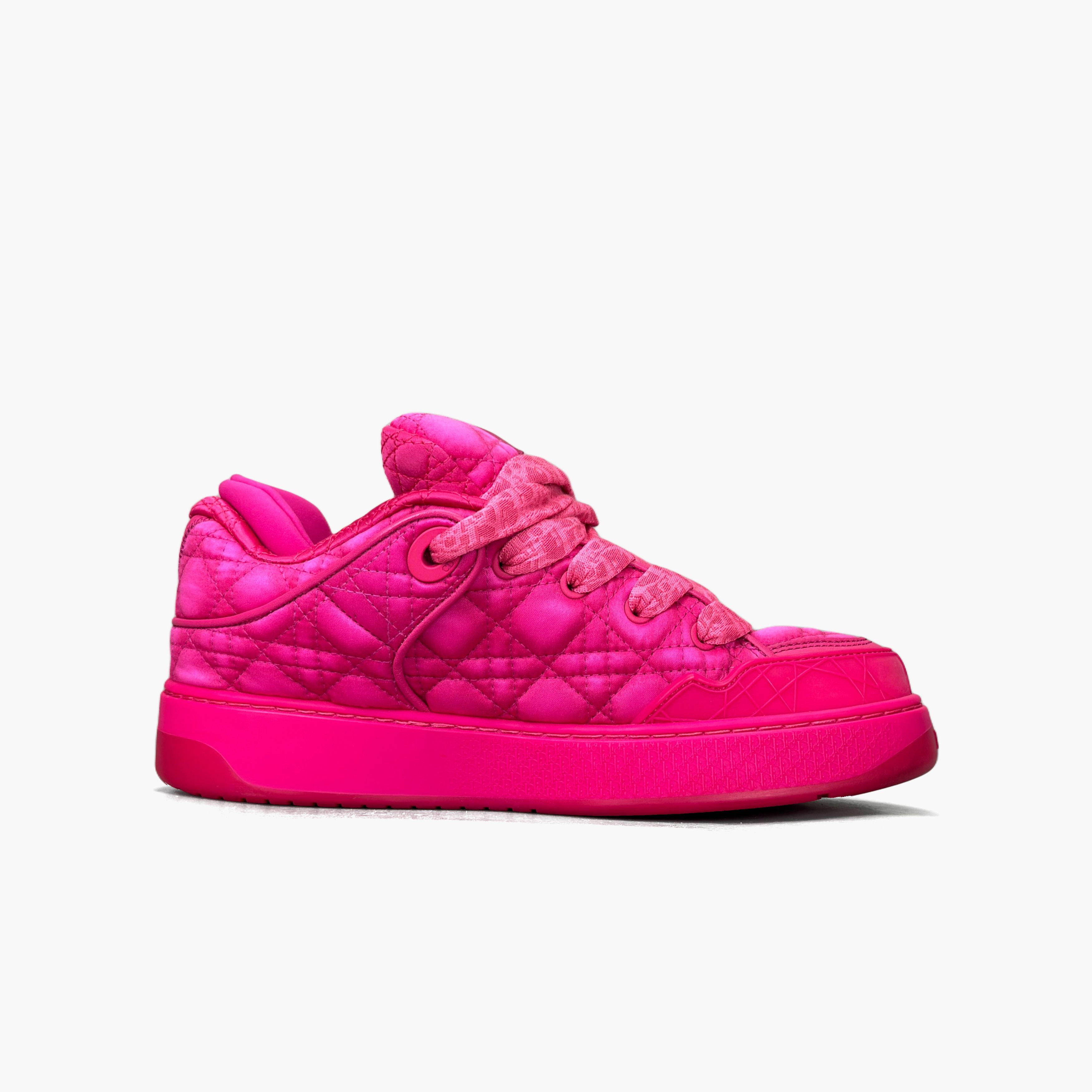Dior Dior x ERL B9S Quilted Satin Sneakers Size 5.5 Size US 5.5 / EU 38 - 2 Thumbnail