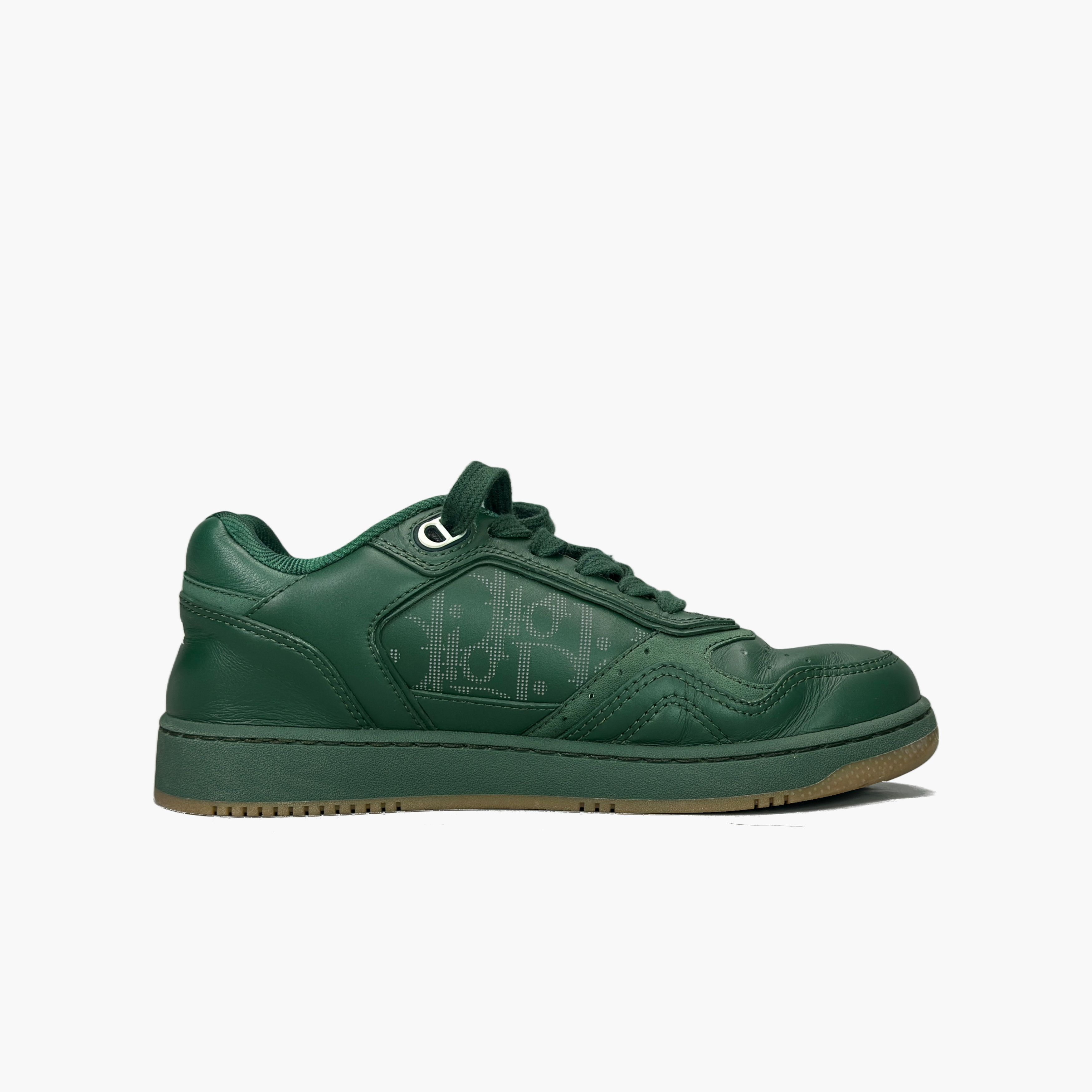 Dior Dior B27 Green Low-Top Sneakers Size 37 Size US 5 / EU 37 - 2 Thumbnail