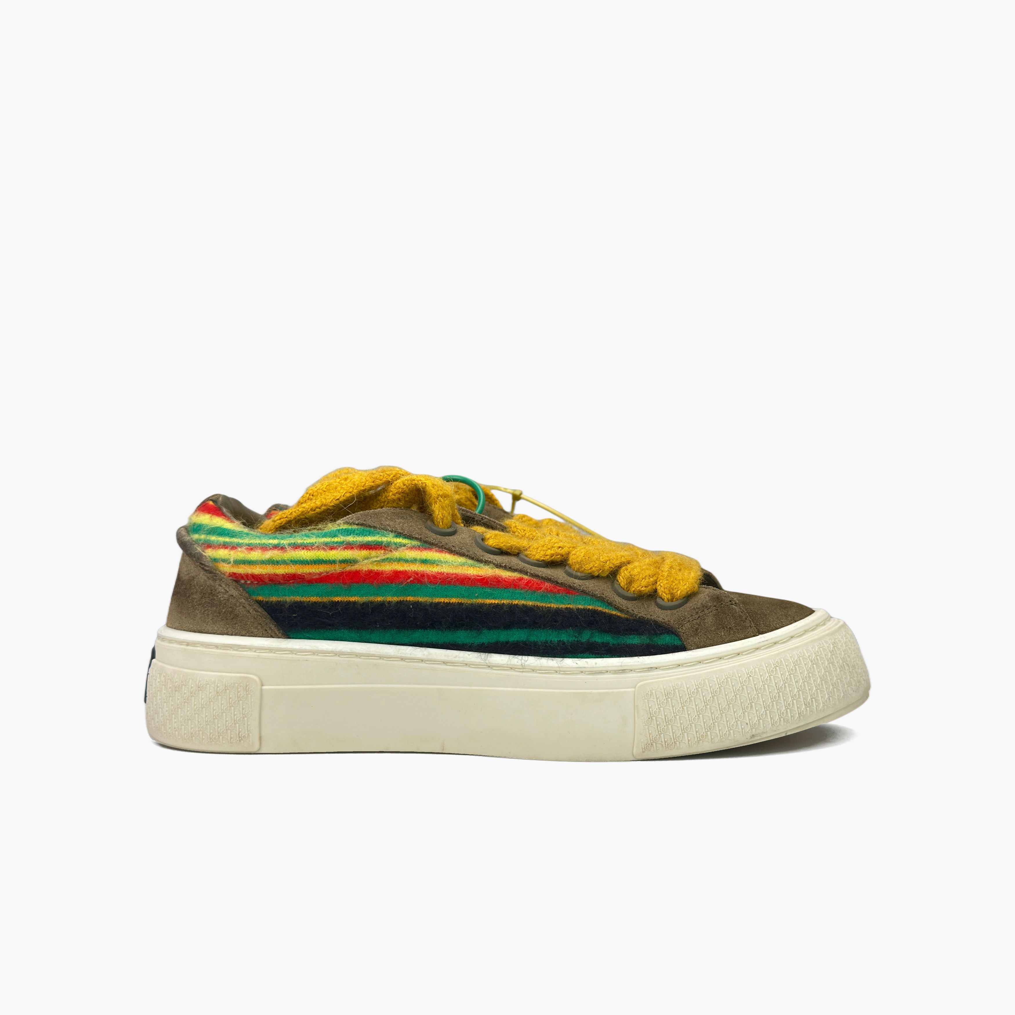Dior Dior x Denim Tears B33 Suede Sneakers Size US 5.5 / EU 38 Size US 5.5 / EU 38 - 4 Thumbnail