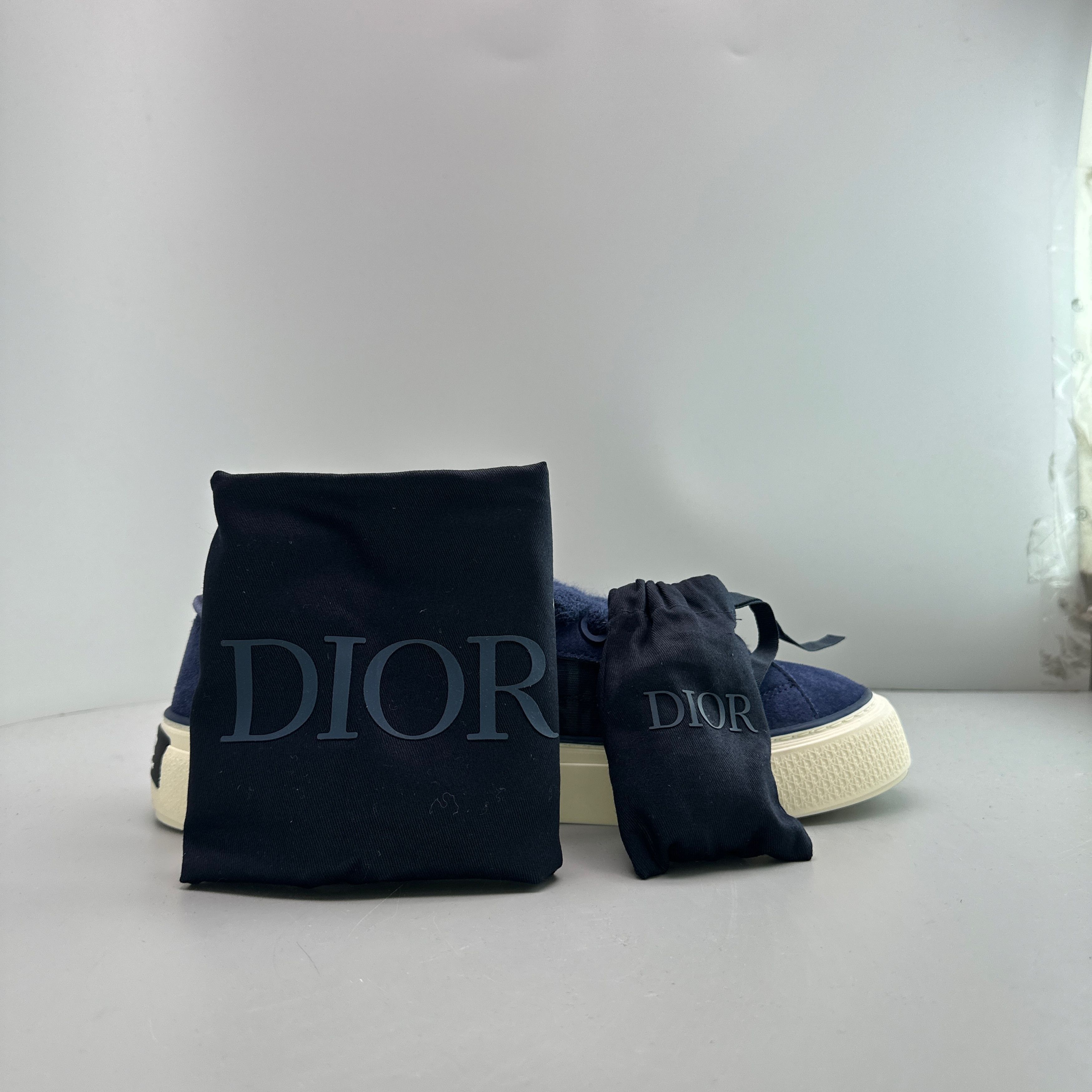 Dior Dior x Denim Tears B33 Denim Sneakers Size 13 Size US 13 / EU 46 - 10 Thumbnail