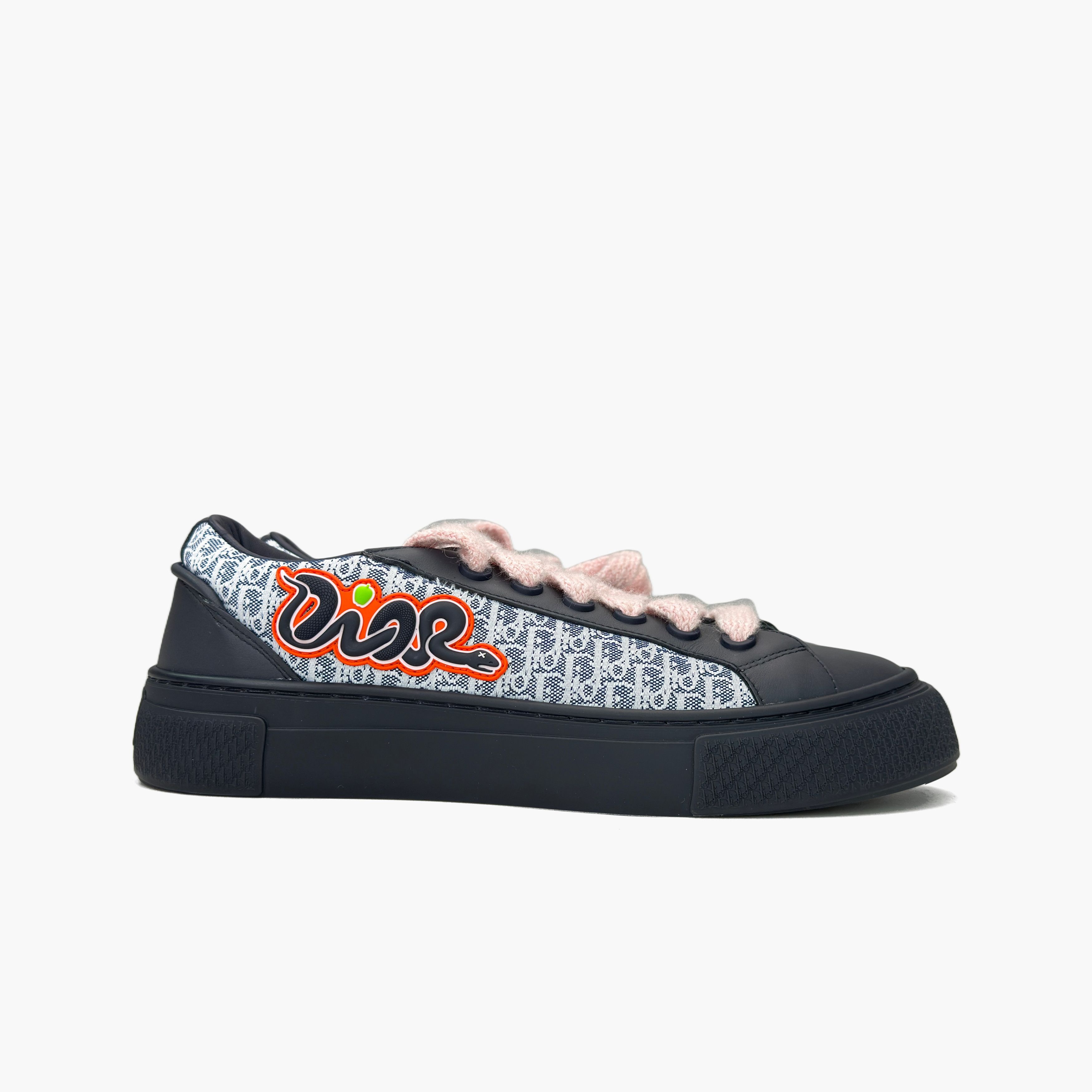 Dior Dior x KAWS B33 Oblique Low-Top Sneakers Size 10 Size US 10 / EU 43 - 4 Thumbnail