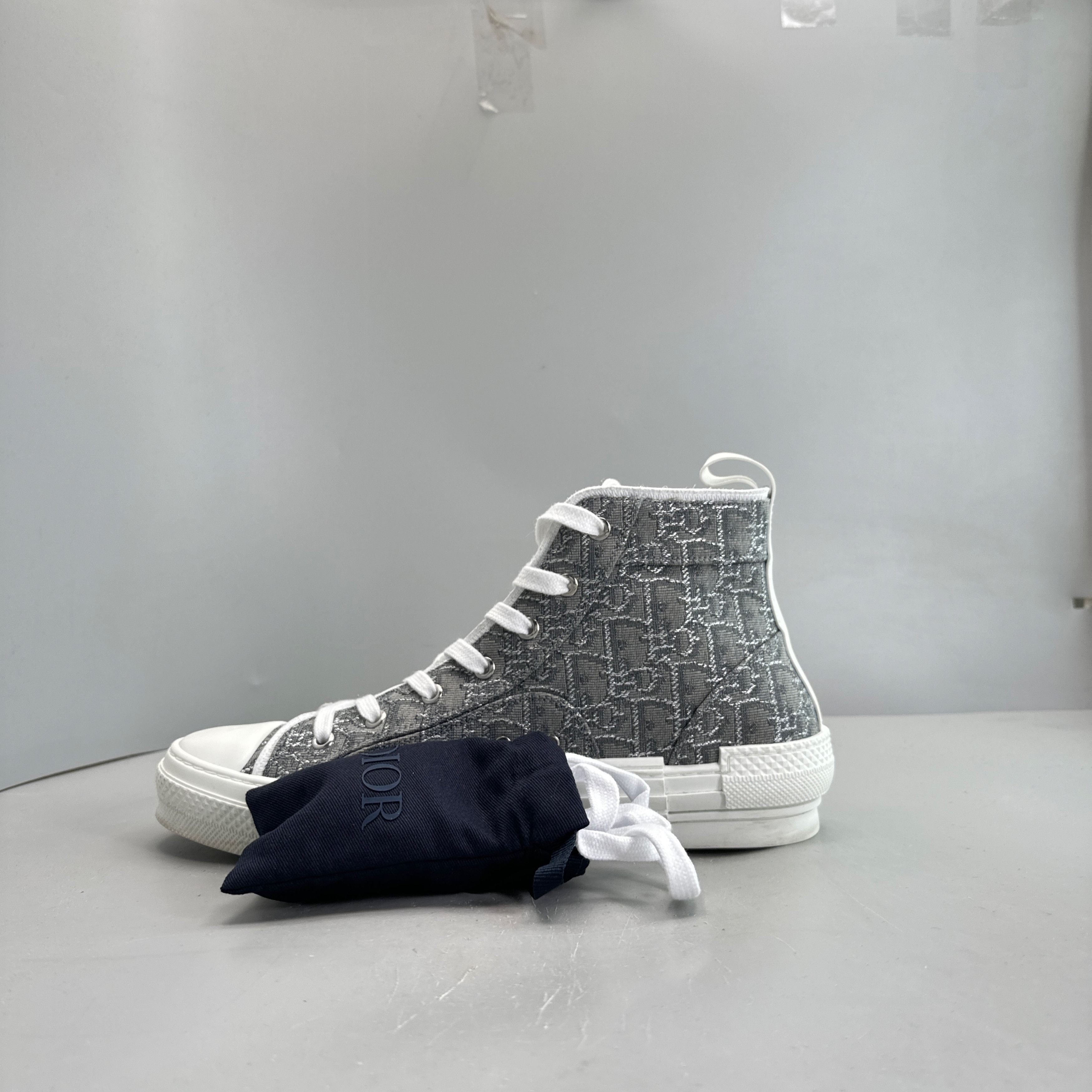 Dior Dior B23 Oblique High-Top Sneakers Size 43 Size US 10 / EU 43 - 10 Thumbnail