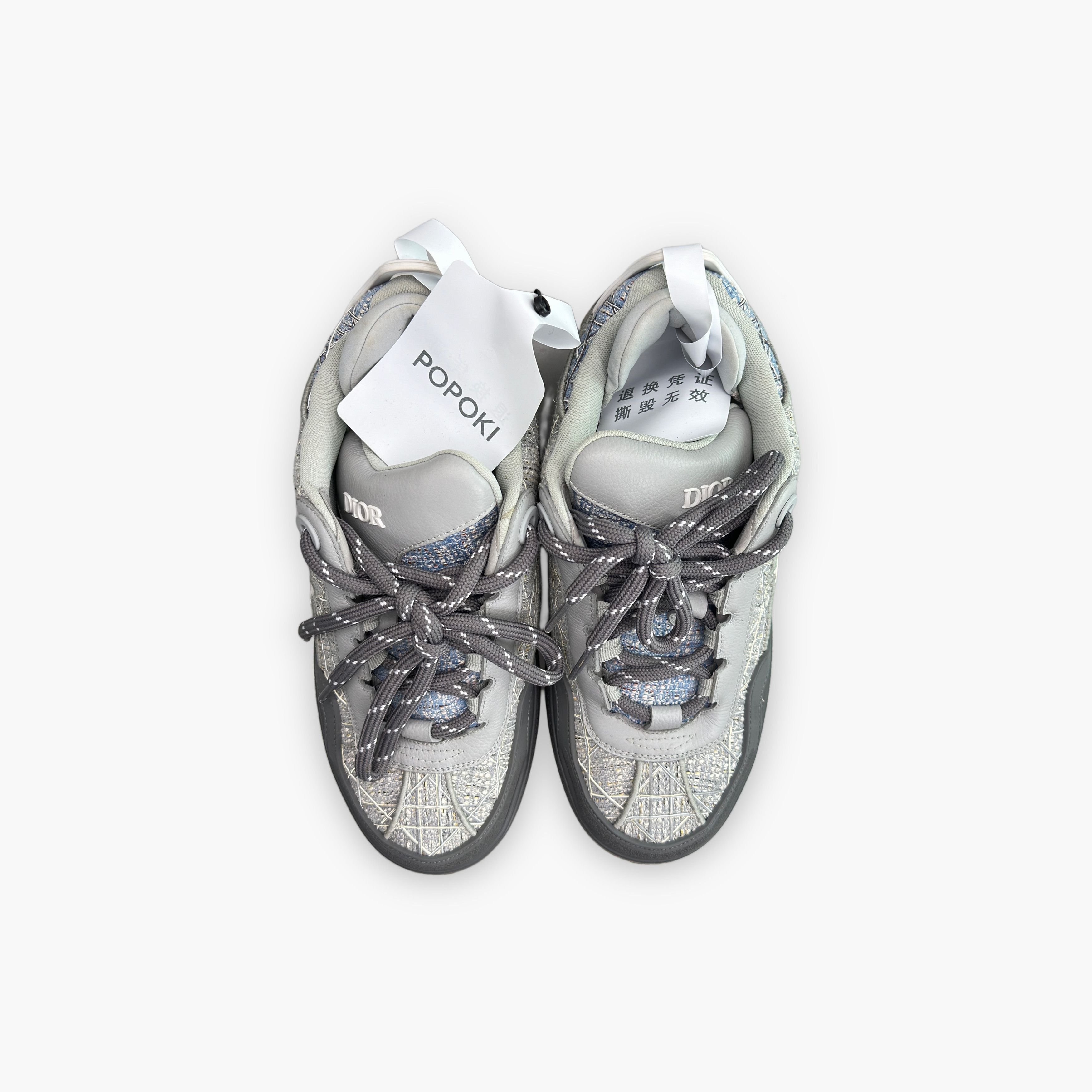 Dior Dior B9S Gray Low-Top Sneakers Size 10 Size US 10 / EU 43 - 9 Thumbnail