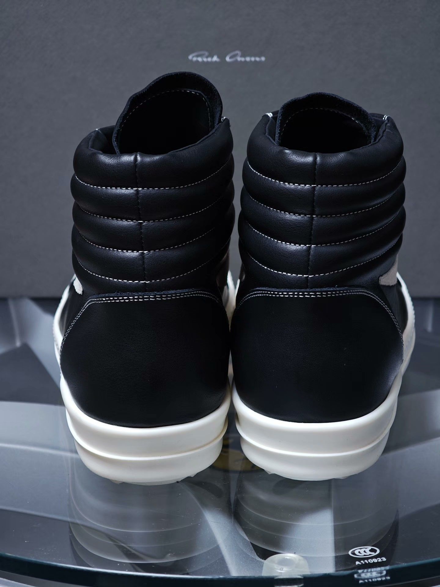 Rick Owens Rick Owens Leather High-Top Sneakers US 9 Size US 9 / EU 42 - 6 Thumbnail