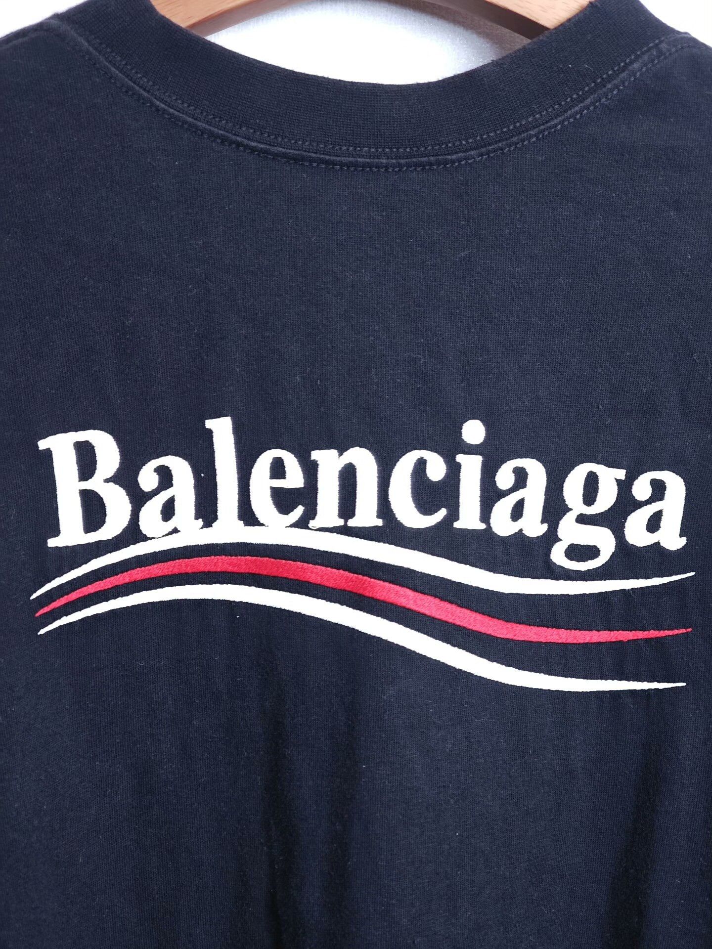 Balenciaga Balenciaga Layered Striped Long Sleeve T-Shirt Size L Size US L / EU 52-54 / 3 - 4 Thumbnail