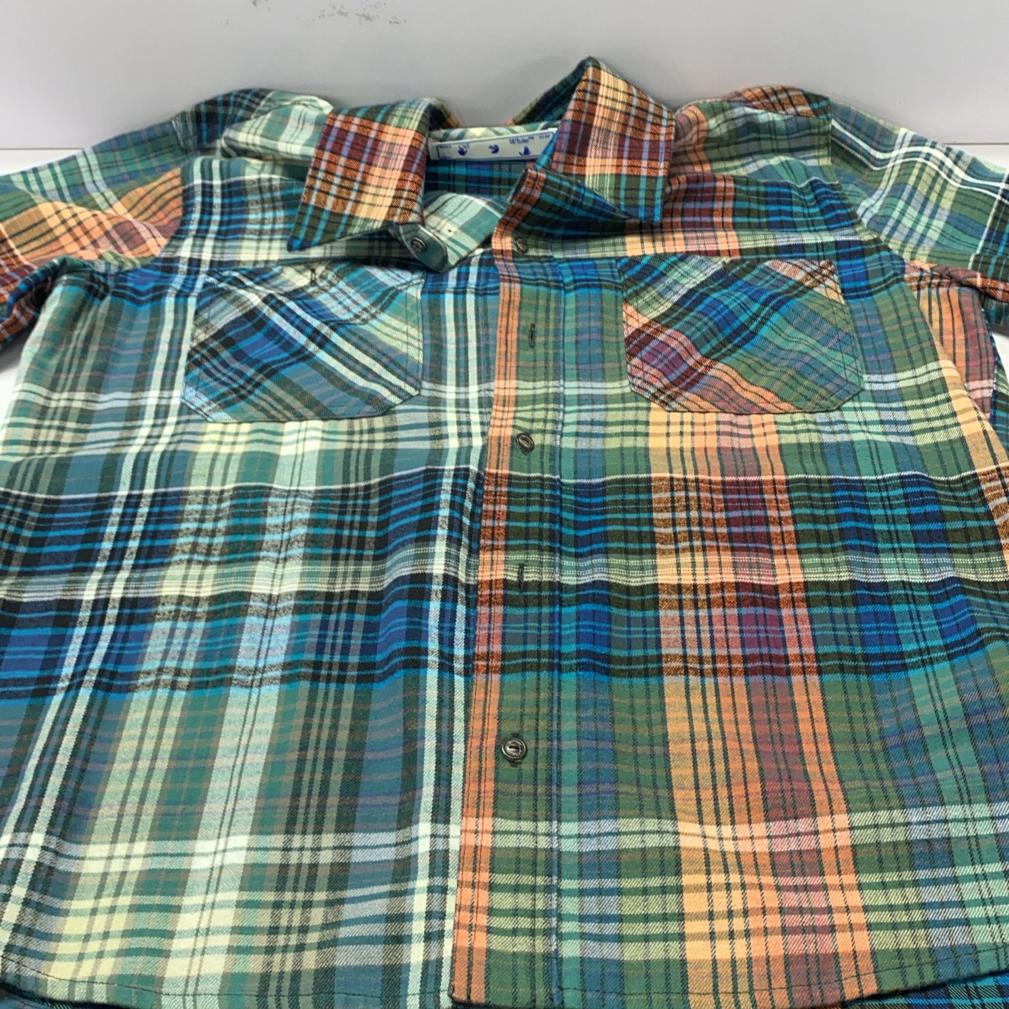 Off-White Off-White Plaid Arrow Flannel Shirt Size M Size US M / EU 48-50 / 2 - 6 Thumbnail