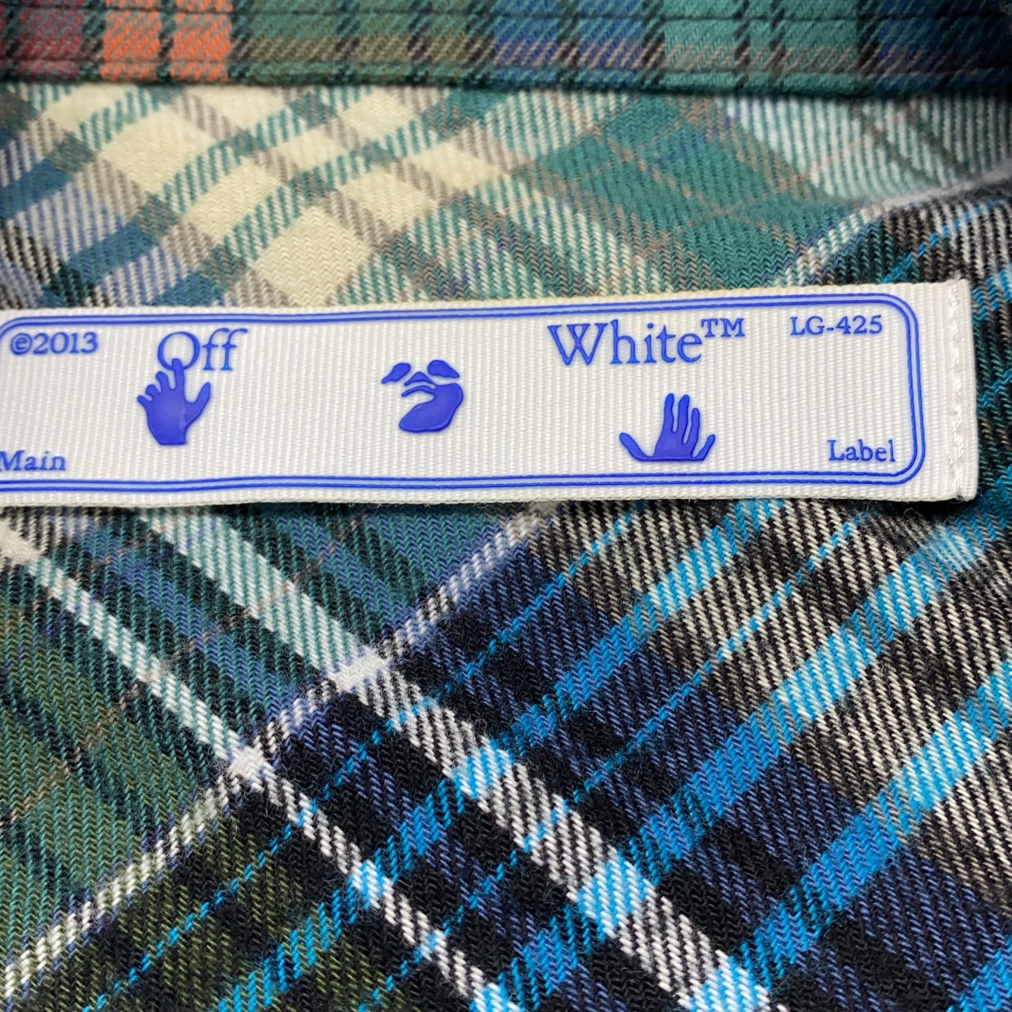 Off-White Off-White Plaid Arrow Flannel Shirt Size M Size US M / EU 48-50 / 2 - 3 Thumbnail