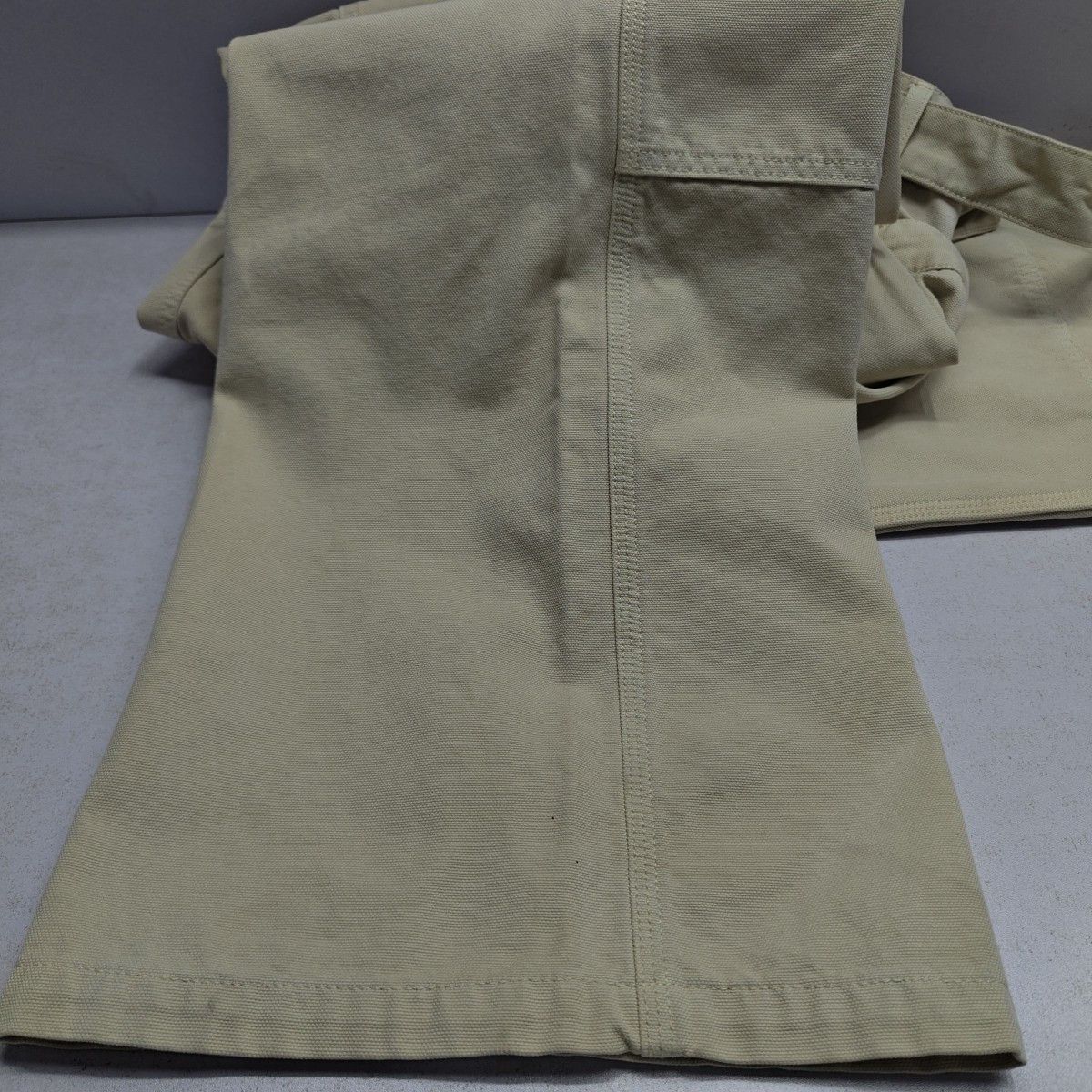 Off-White OFF-WHITE Beige Canvas Double Waistband Pants Size L Size US 34 / EU 50 - 18 Thumbnail