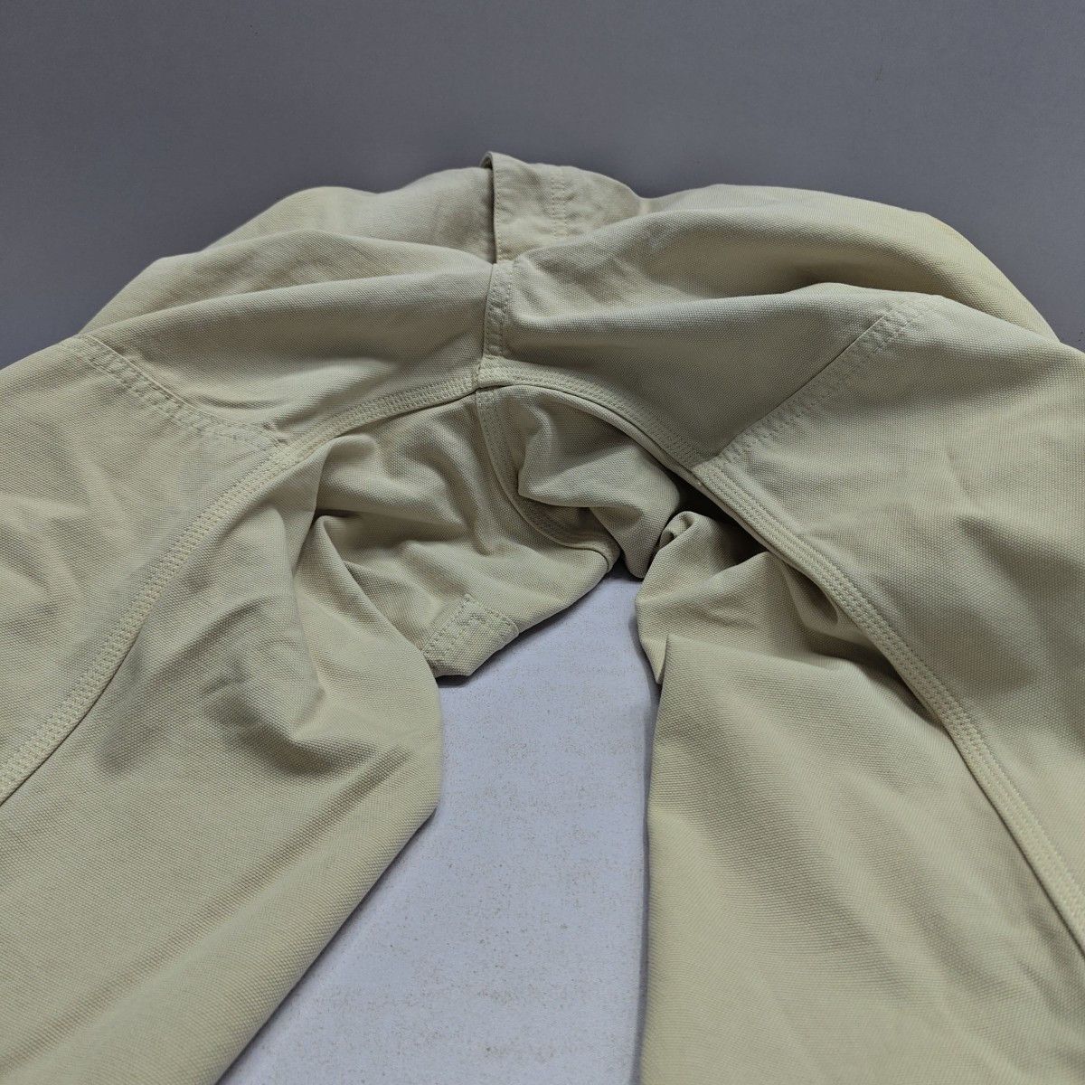 Off-White OFF-WHITE Beige Canvas Double Waistband Pants Size L Size US 34 / EU 50 - 19 Thumbnail