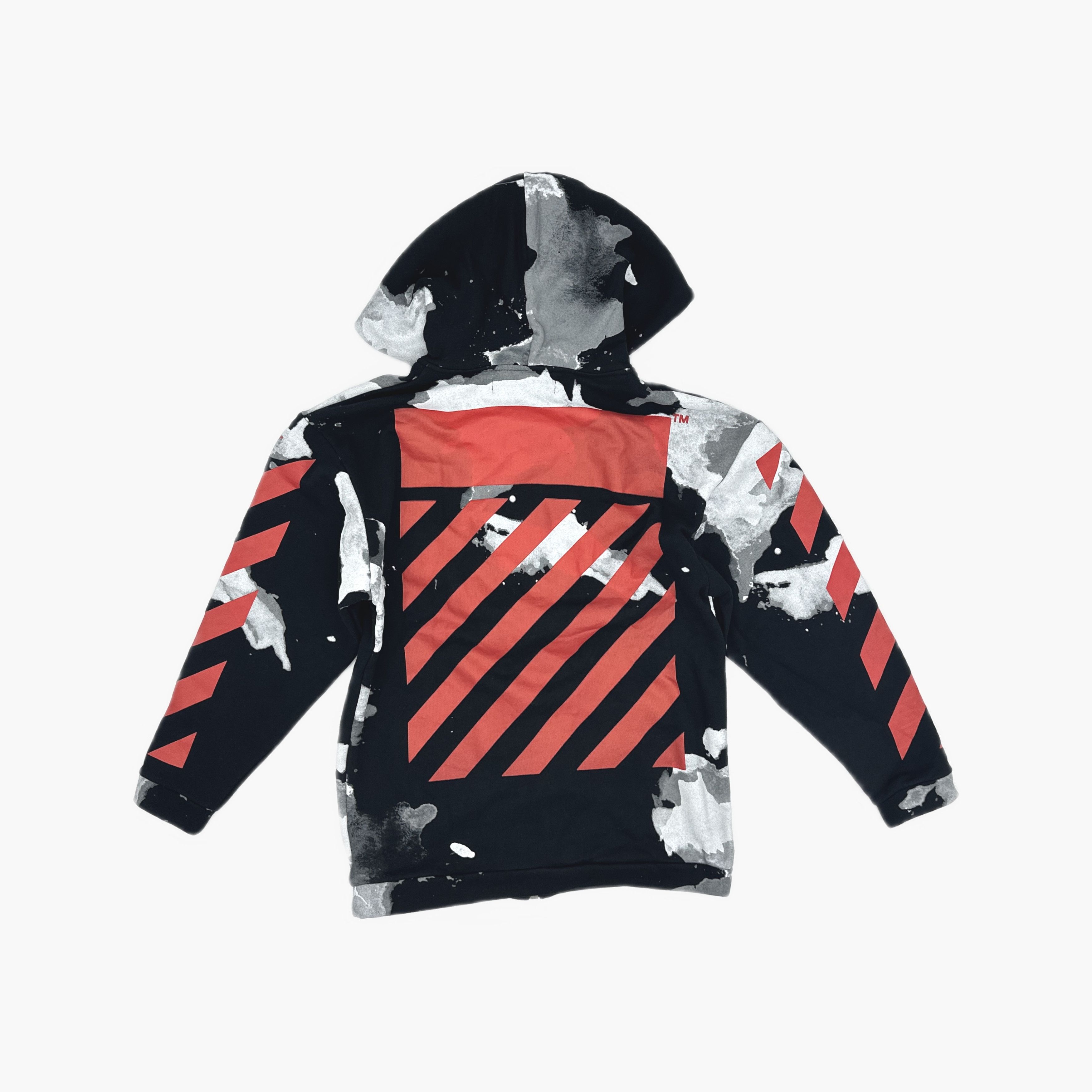 Off-White Off-White Splatter Zip-Up Hoodie Size XS Size US XS / EU 42 / 0 - 2 Thumbnail