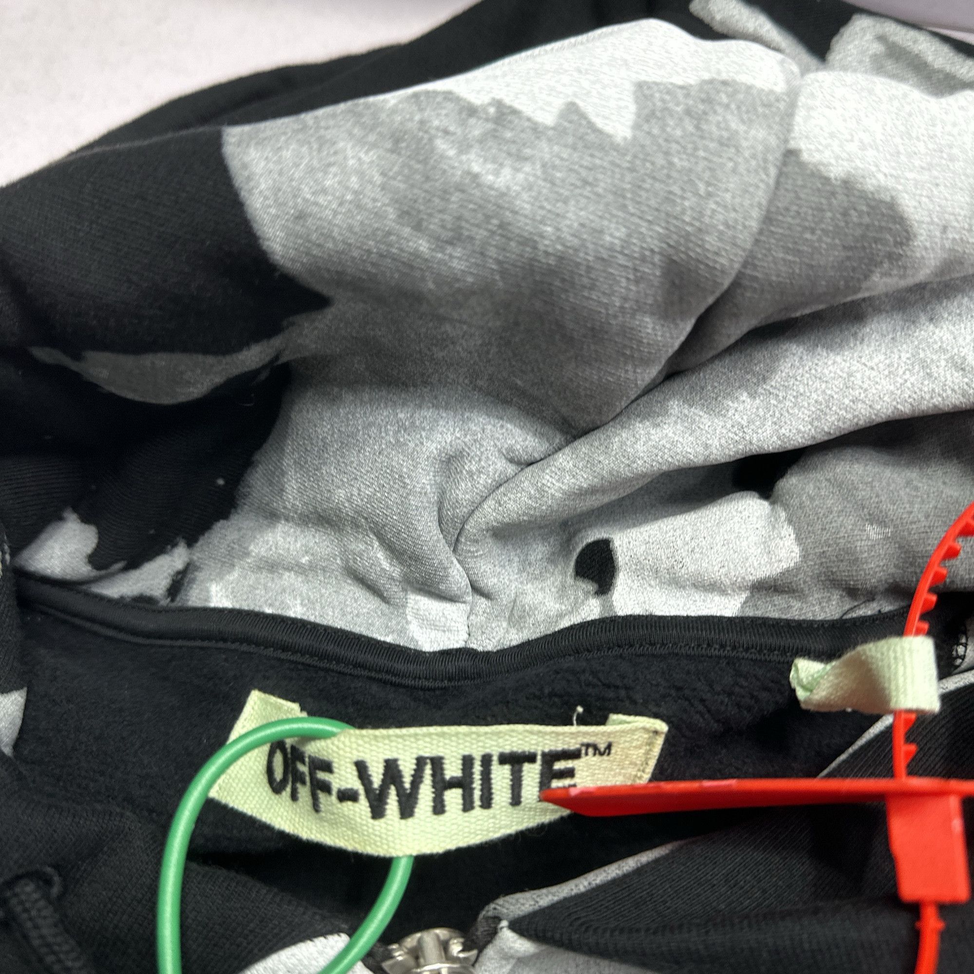 Off-White Off-White Splatter Zip-Up Hoodie Size XS Size US XS / EU 42 / 0 - 3 Thumbnail