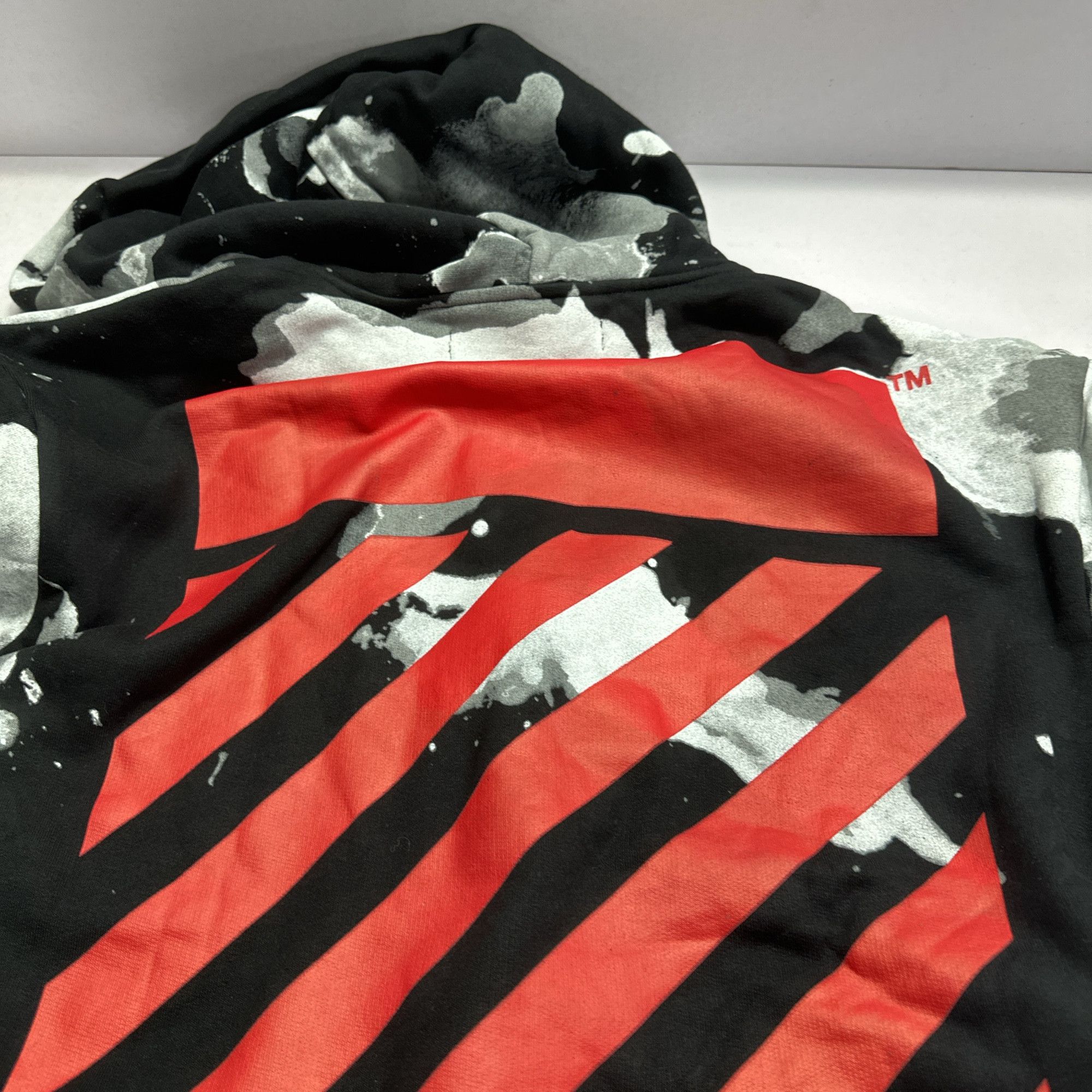 Off-White Off-White Splatter Zip-Up Hoodie Size XS Size US XS / EU 42 / 0 - 6 Thumbnail
