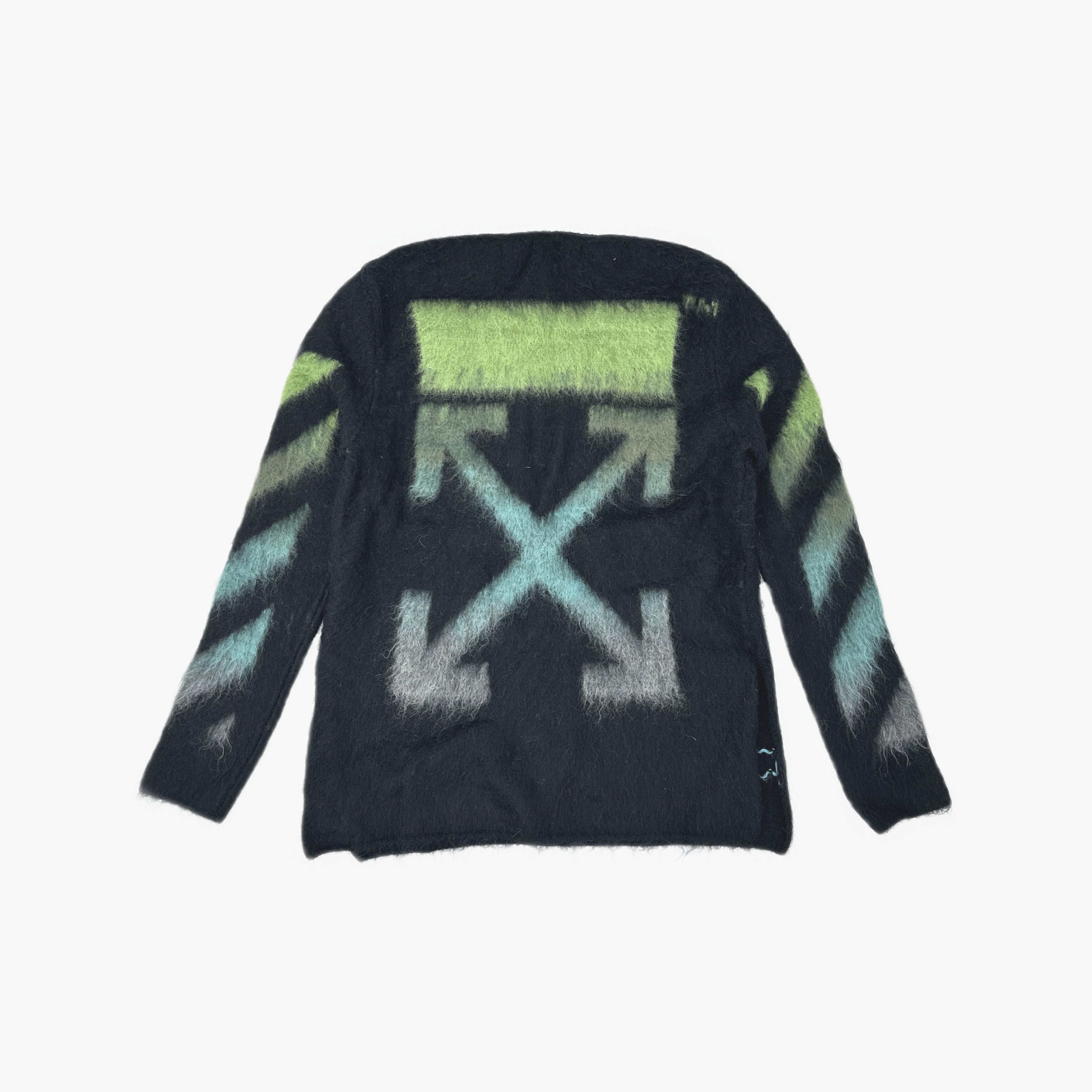 Off-White Off-White Gradient Mohair Logo Sweater Size XXS Size US XXS / EU 40 - 2 Thumbnail