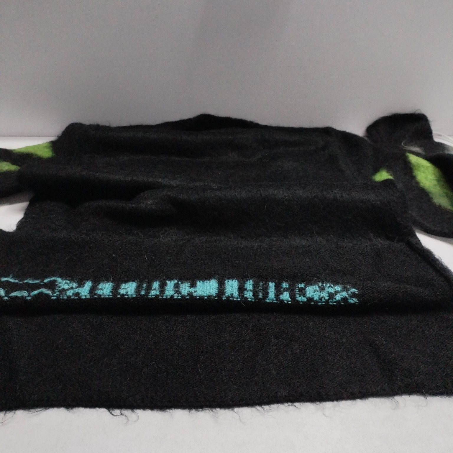 Off-White Off-White Gradient Mohair Logo Sweater Size XXS Size US XXS / EU 40 - 10 Thumbnail