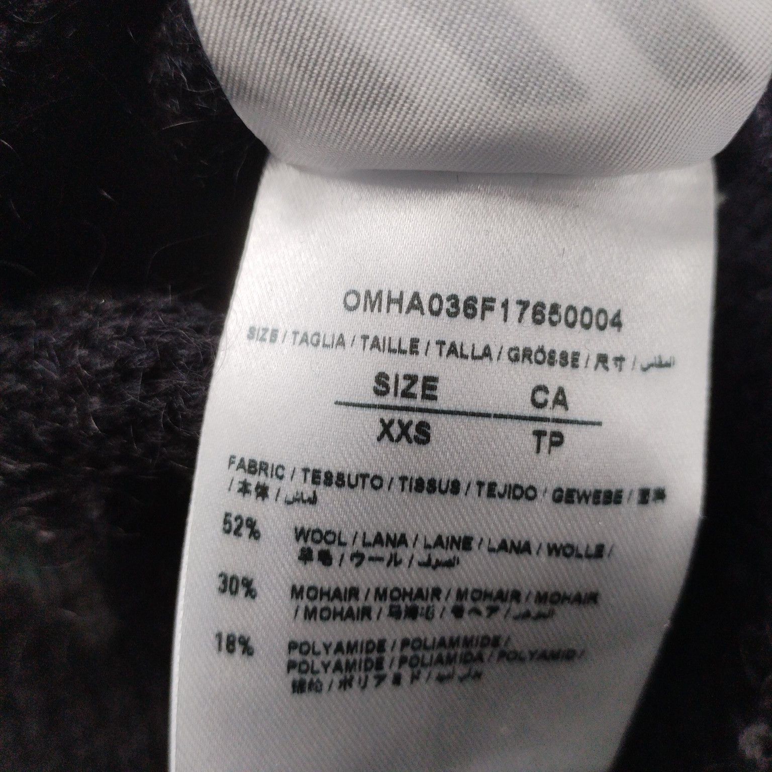 Off-White Off-White Gradient Mohair Logo Sweater Size XXS Size US XXS / EU 40 - 3 Thumbnail