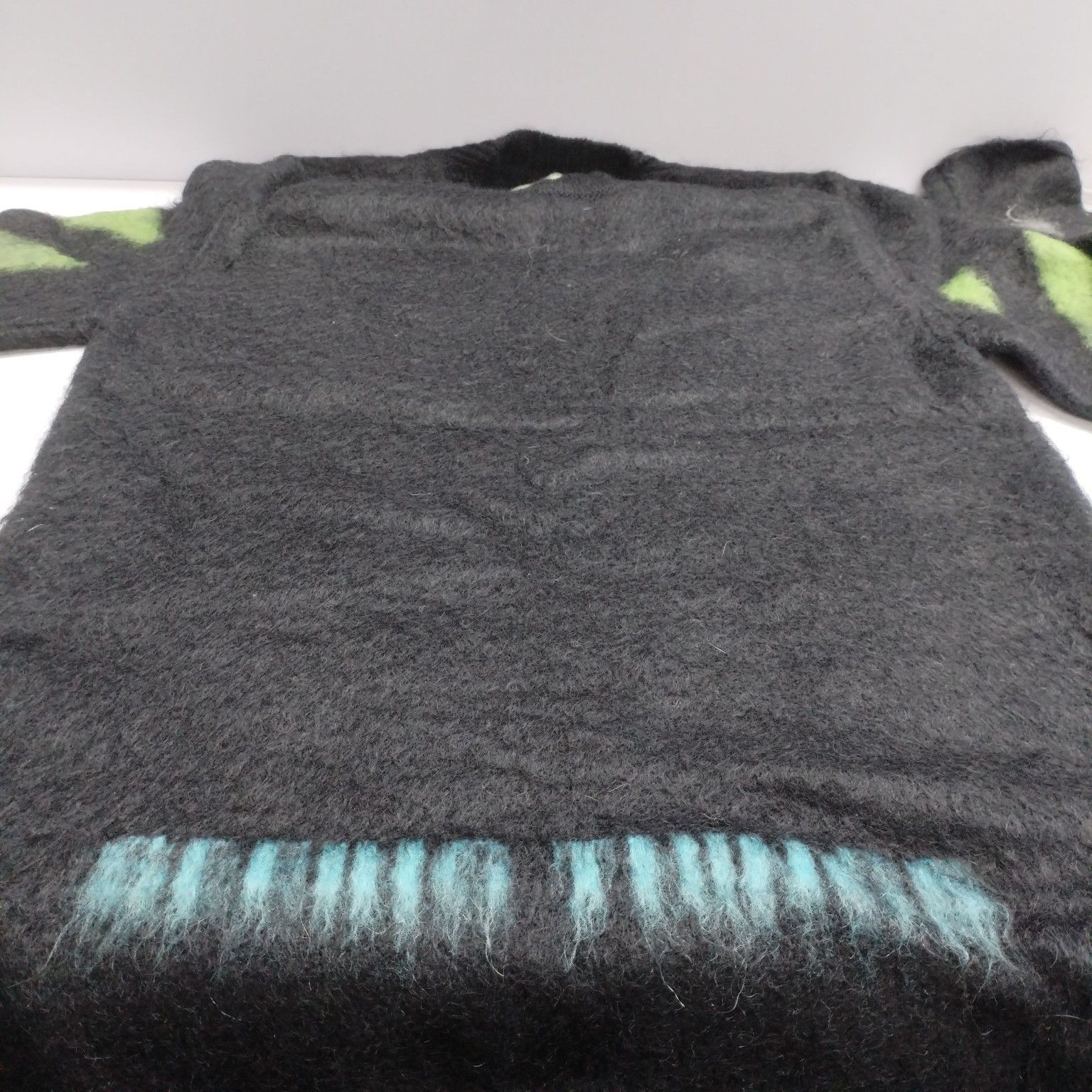 Off-White Off-White Gradient Mohair Logo Sweater Size XXS Size US XXS / EU 40 - 9 Thumbnail