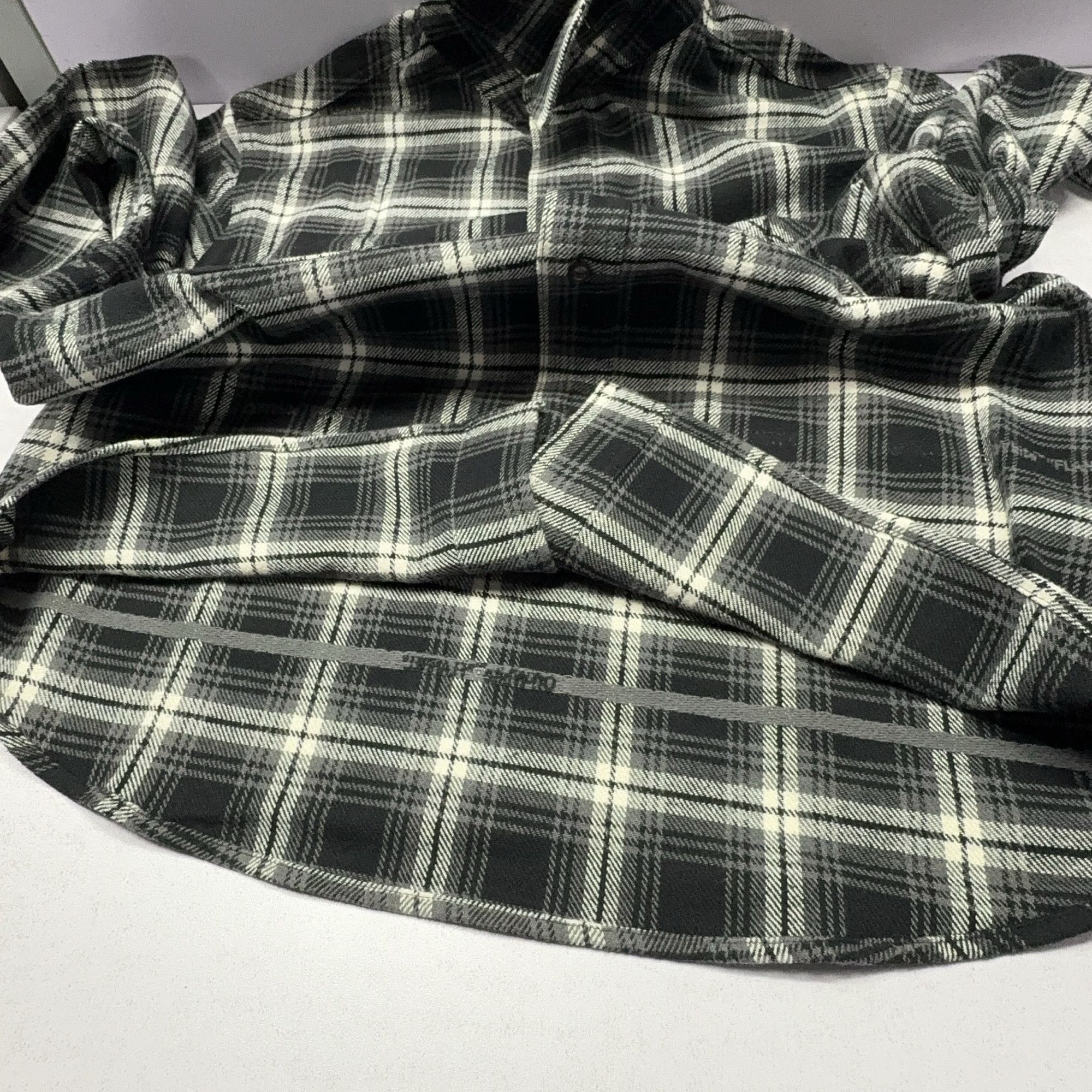 Off-White OFF-WHITE Plaid Arrow Logo Shirt Size L Size US L / EU 52-54 / 3 - 11 Thumbnail