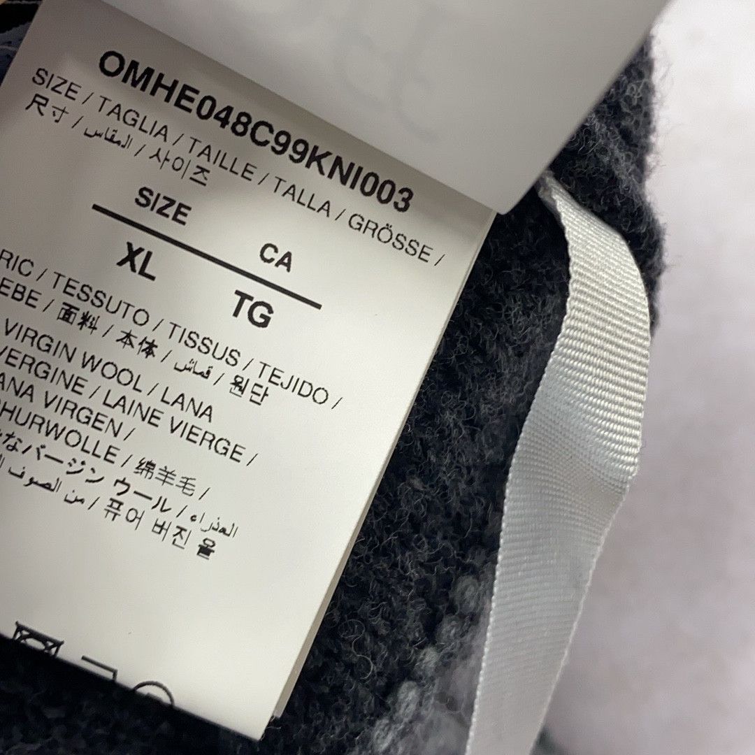 Off-White OFF-WHITE Logo Knit Sweater Size XL Size US XL / EU 56 / 4 - 4 Thumbnail