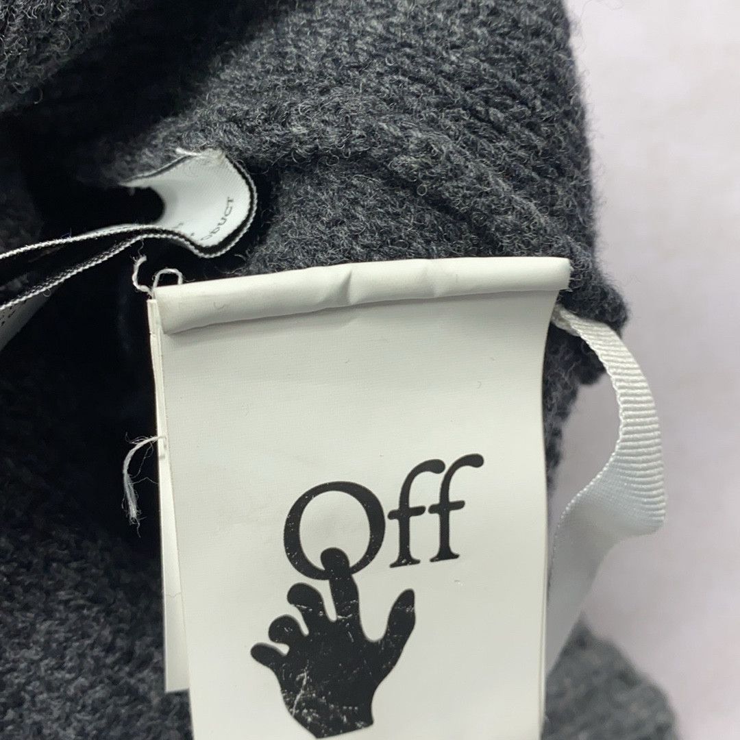 Off-White OFF-WHITE Logo Knit Sweater Size XL Size US XL / EU 56 / 4 - 3 Thumbnail