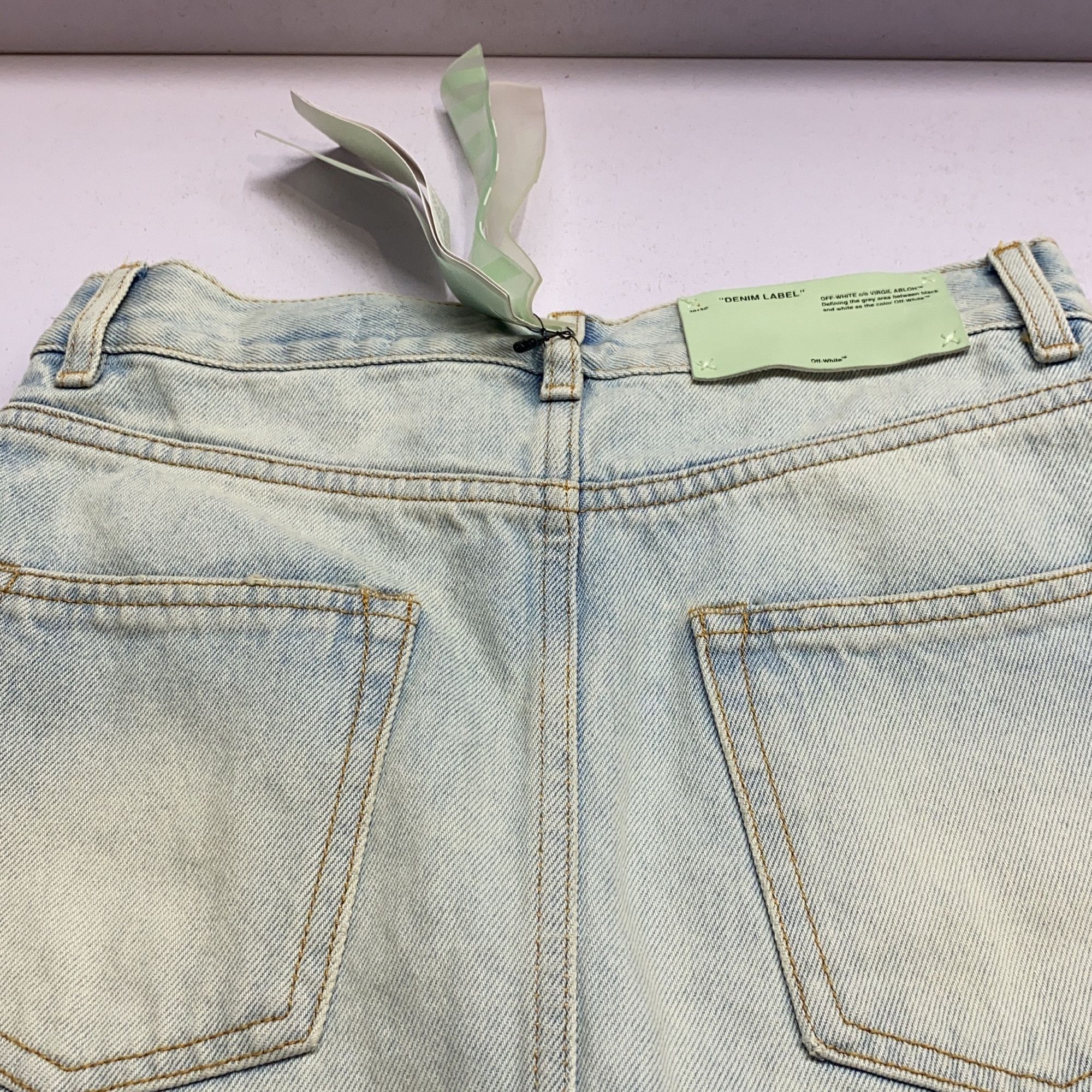 Off-White OFF-WHITE Asymmetric Zip Midi Skirt Size 38 Size 26" / US 2 / IT 38 - 6 Thumbnail