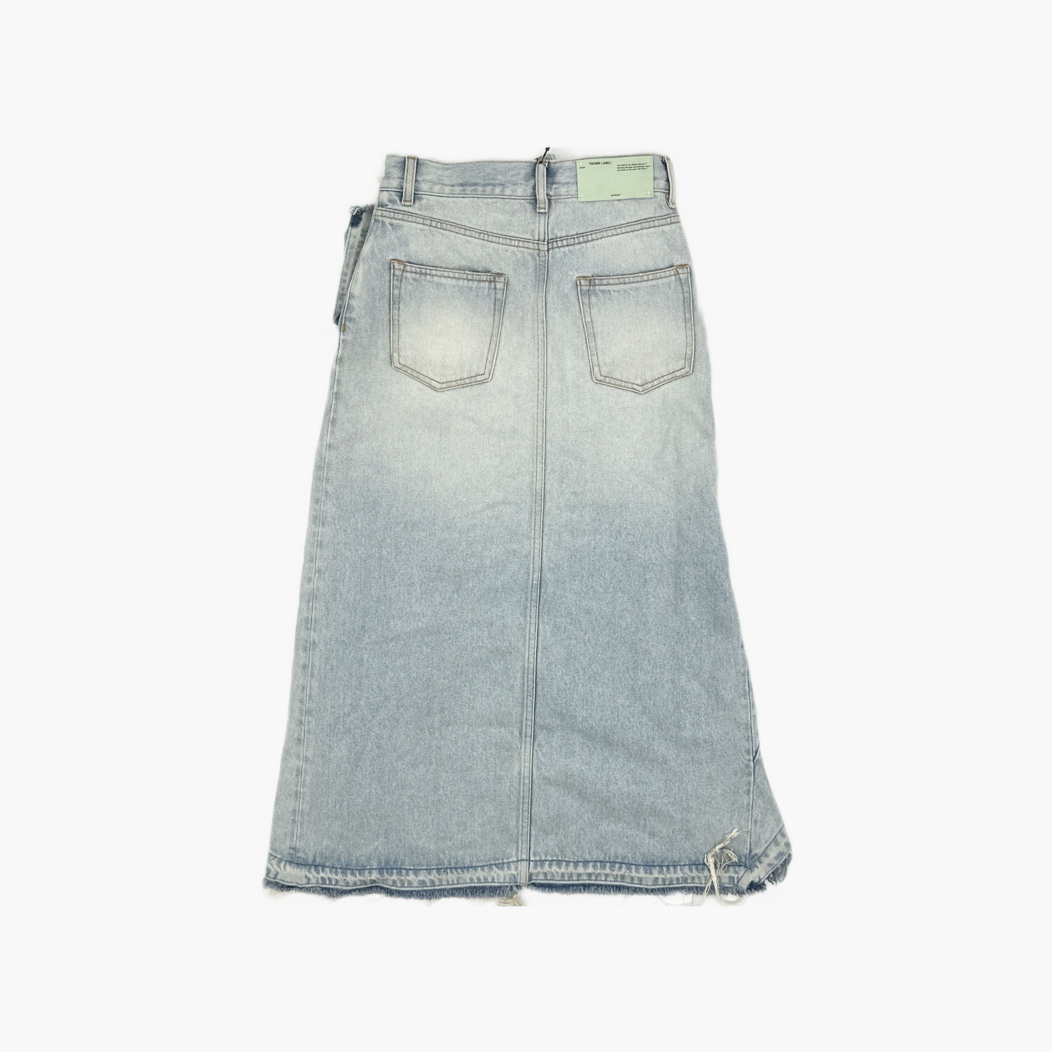 Off-White OFF-WHITE Asymmetric Zip Midi Skirt Size 38 Size 26" / US 2 / IT 38 - 2 Thumbnail