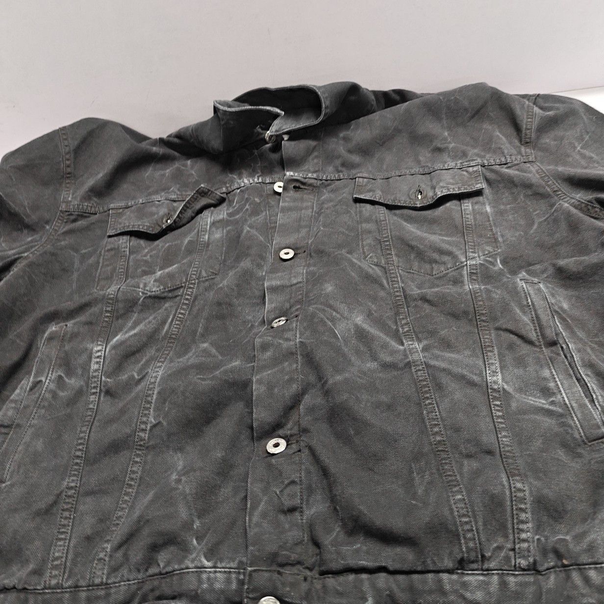 Off-White Off-White Washed Denim Jacket Size XXL Size US XXL / EU 58 / 5 - 8 Thumbnail